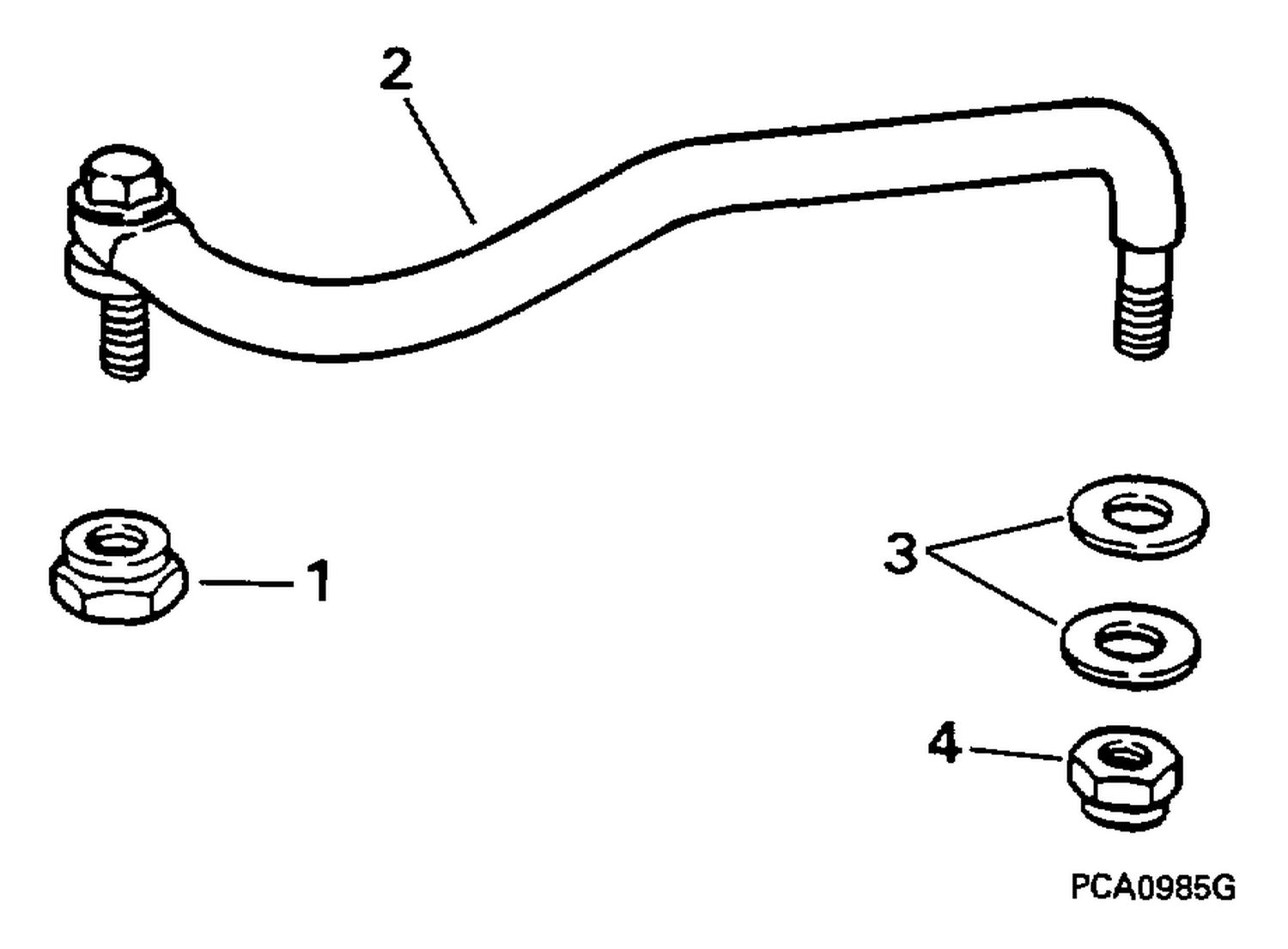STEERING LINK KIT - FR, FD MODELS ONLY