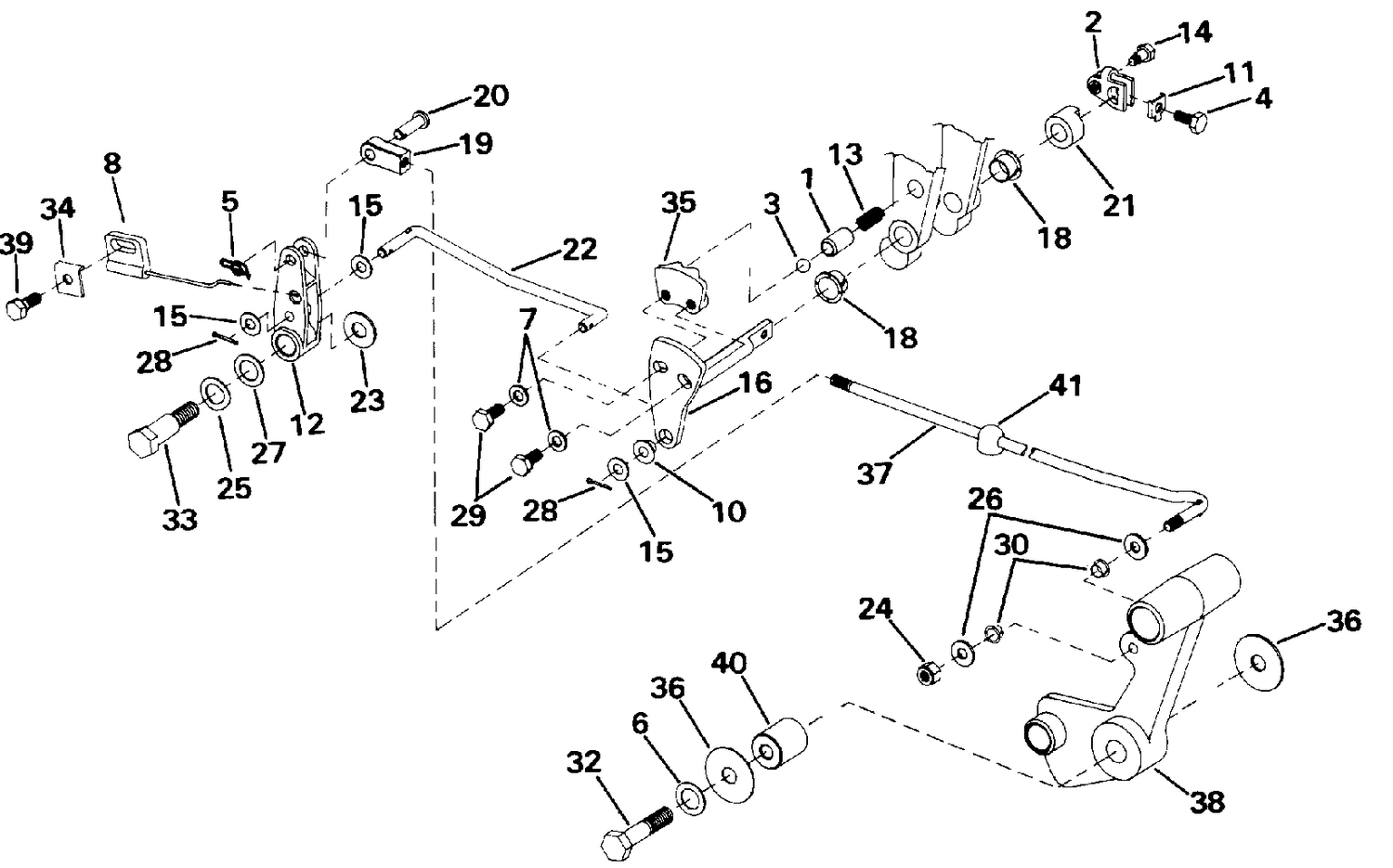 SHIFT & THROTTLE LINKAGE (CONTINUED)