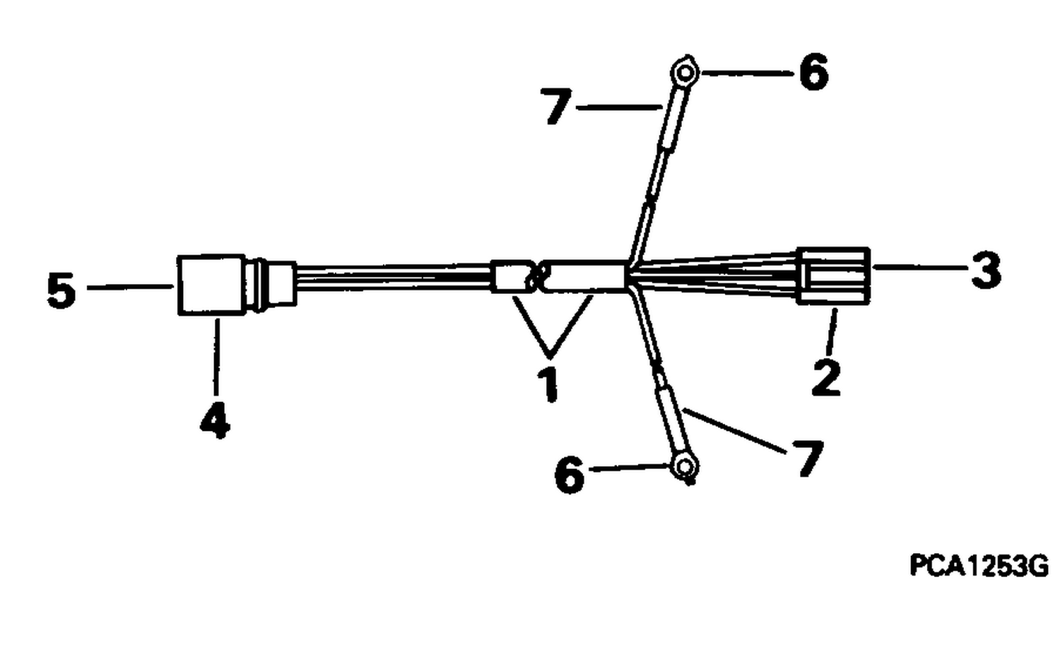 TRIM/TILT CABLE