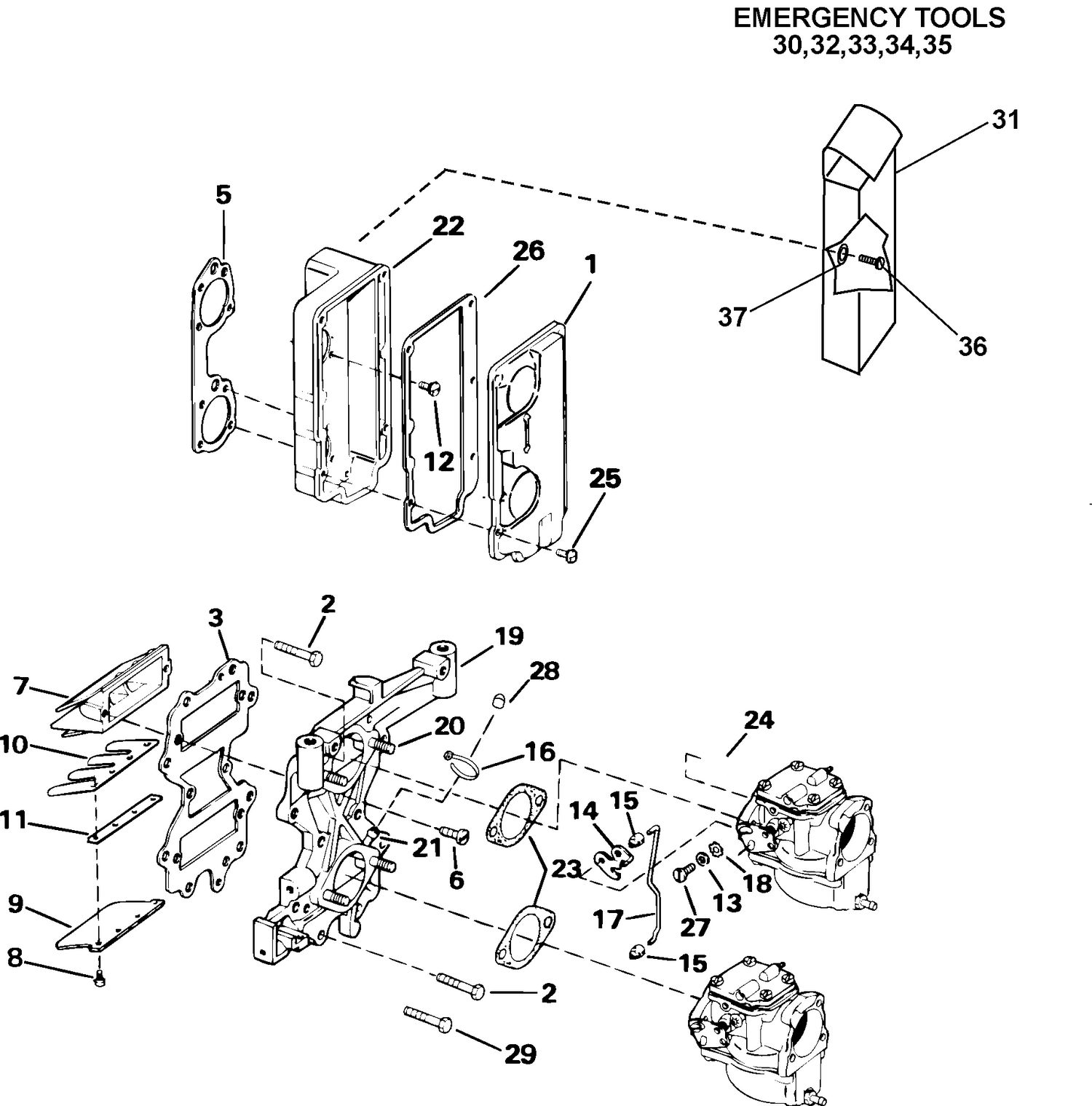 INTAKE MANIFOLD & AIR SILENCER
