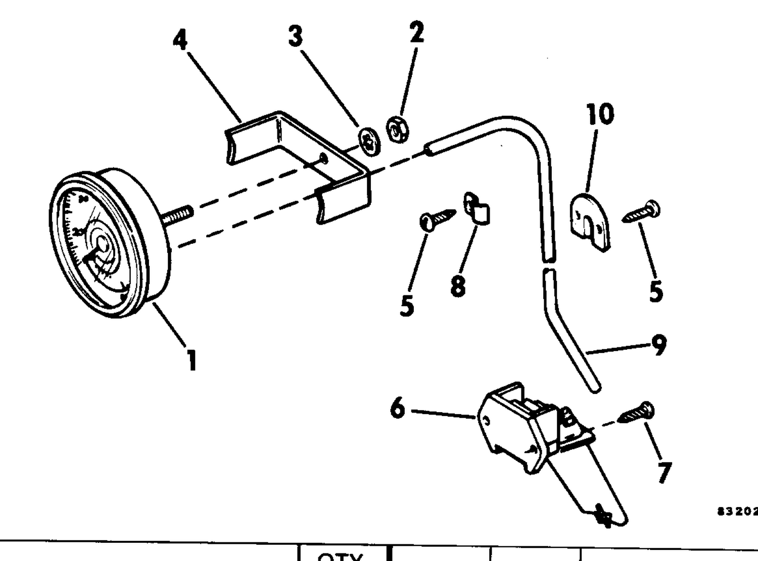 SPEEDOMETER KIT - FLUSH MOUNT
