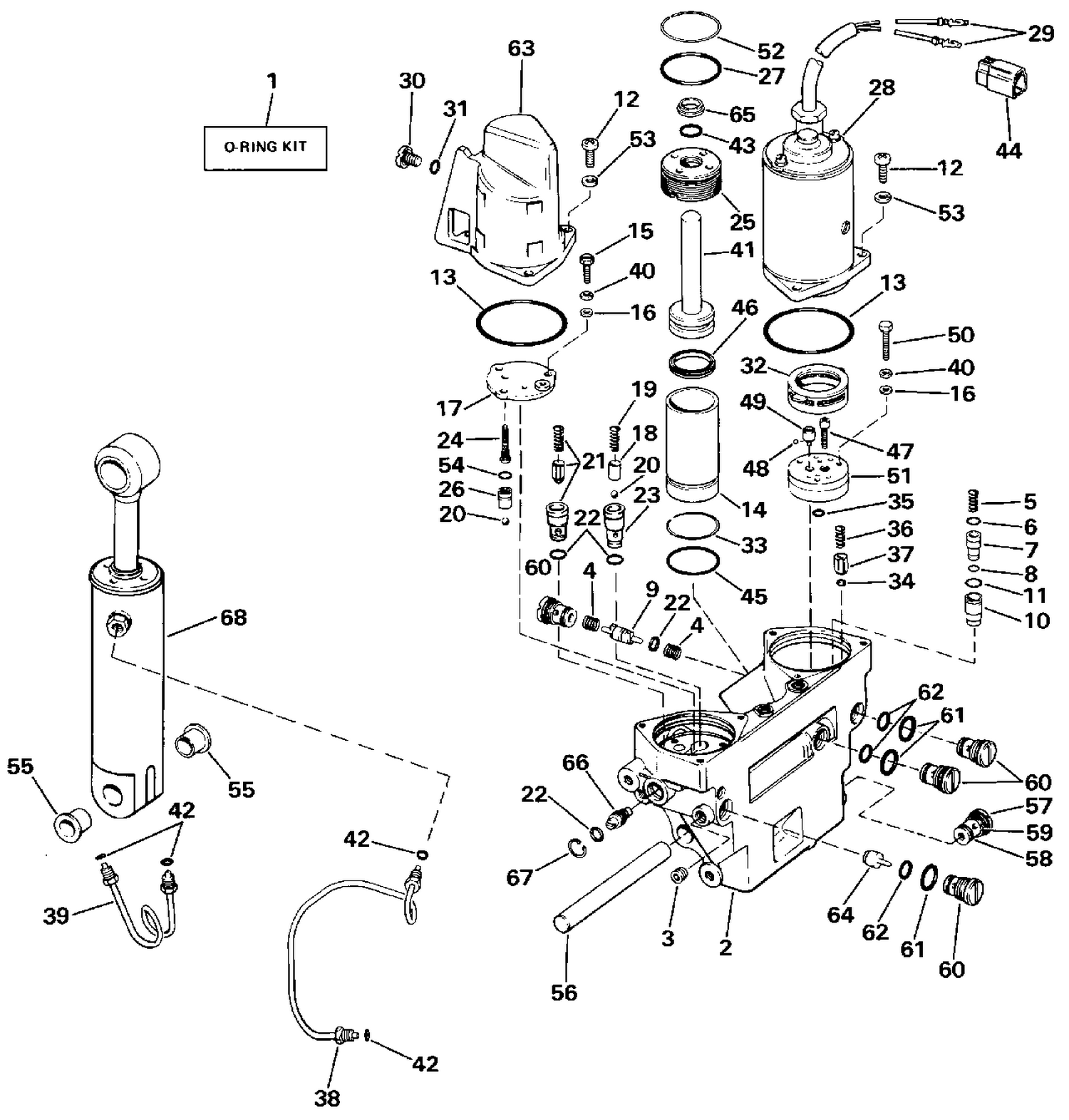 POWER TRIM/TILT HYDRAULIC ASSEMBLY