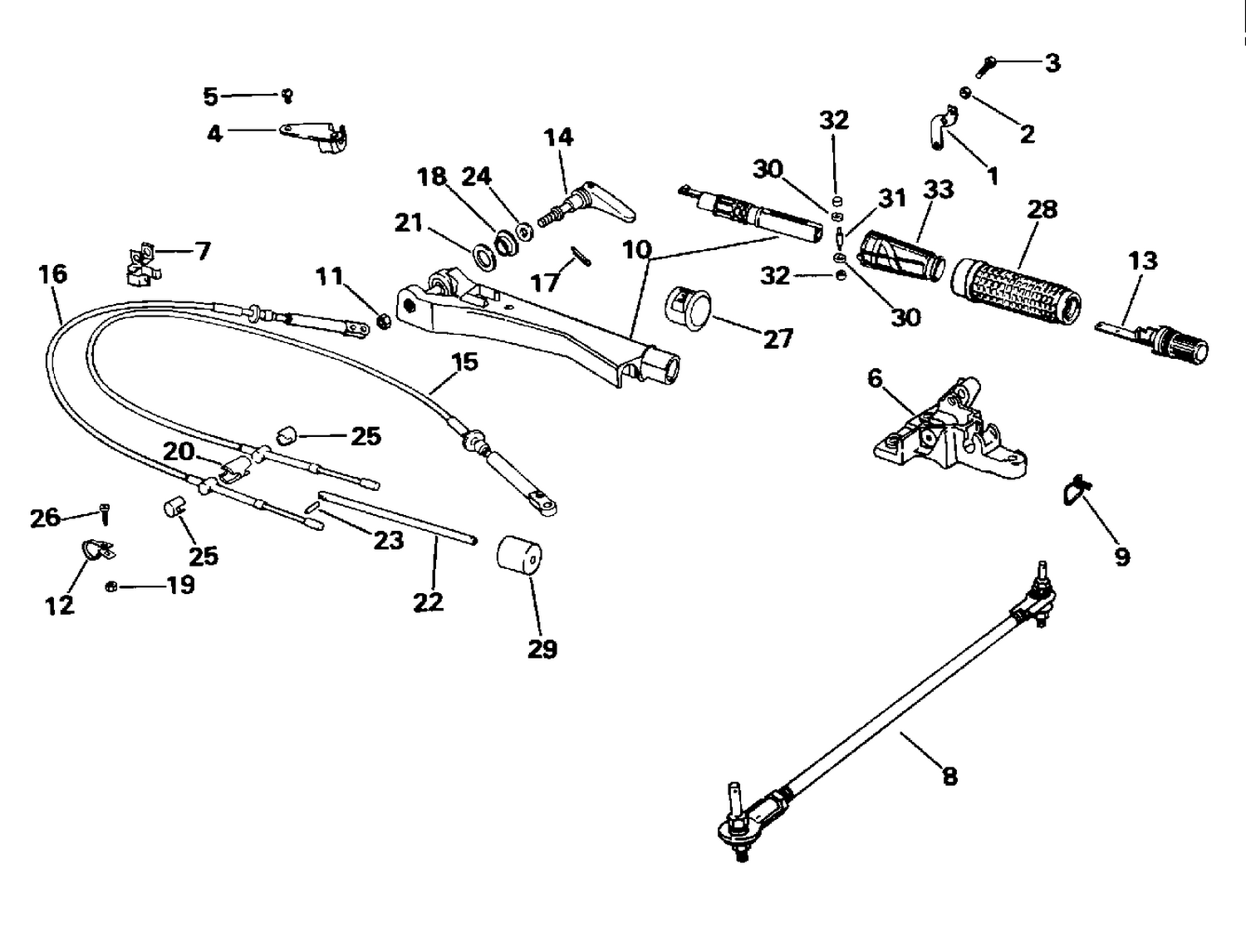 DUAL STEERING CONNECTOR KIT - 20-30 (2-CYLINDER)