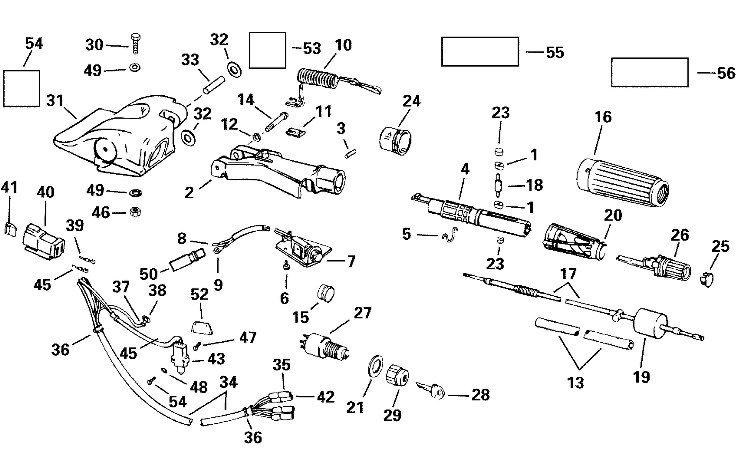 STEERING AND SHIFT HANDLE