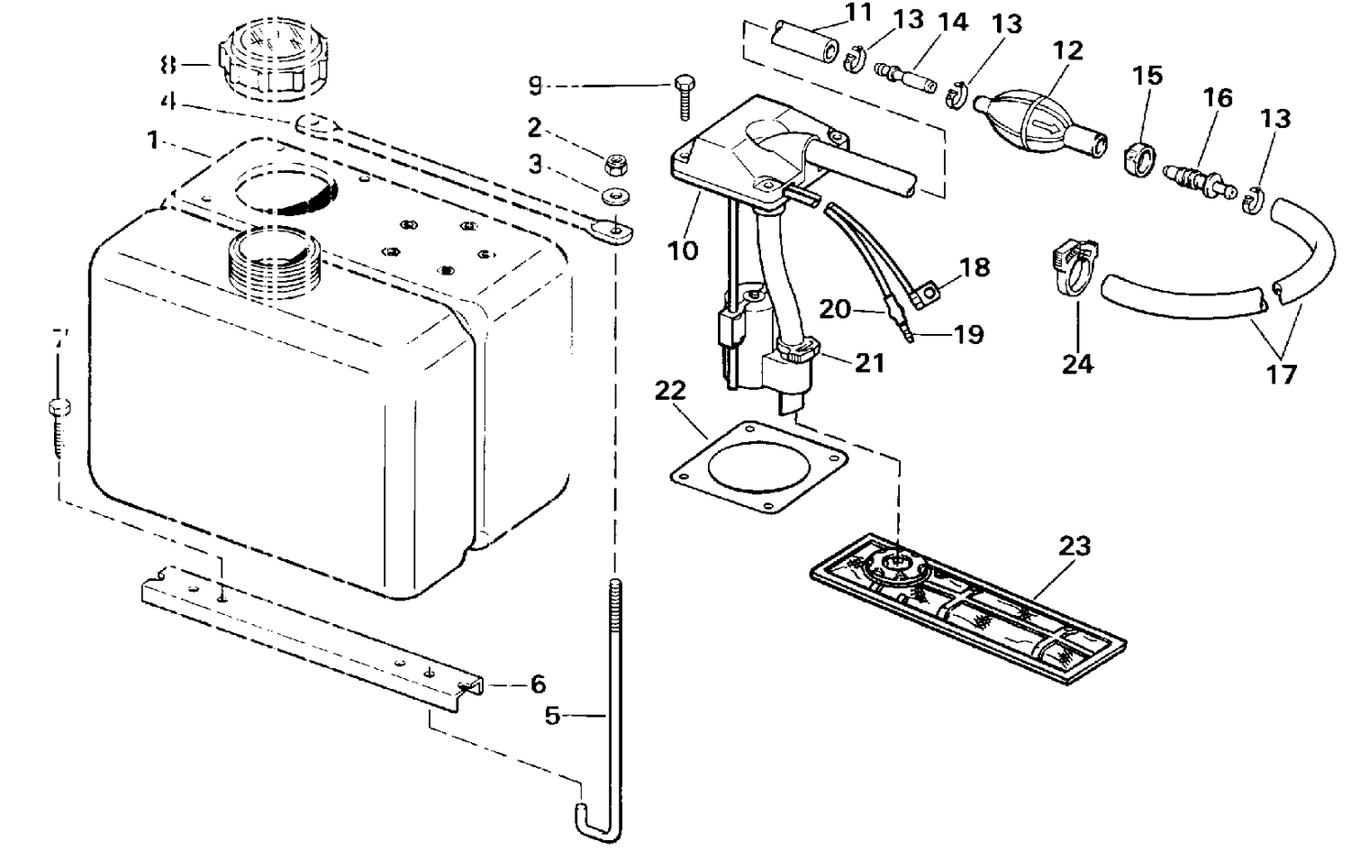VRO OIL TANK KIT-1.8 GALLON