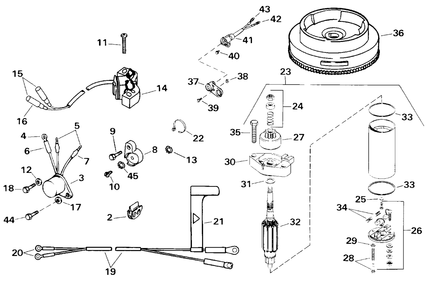 TILLER ELECTRIC START KIT - 8 (211CC 4-STROKE)