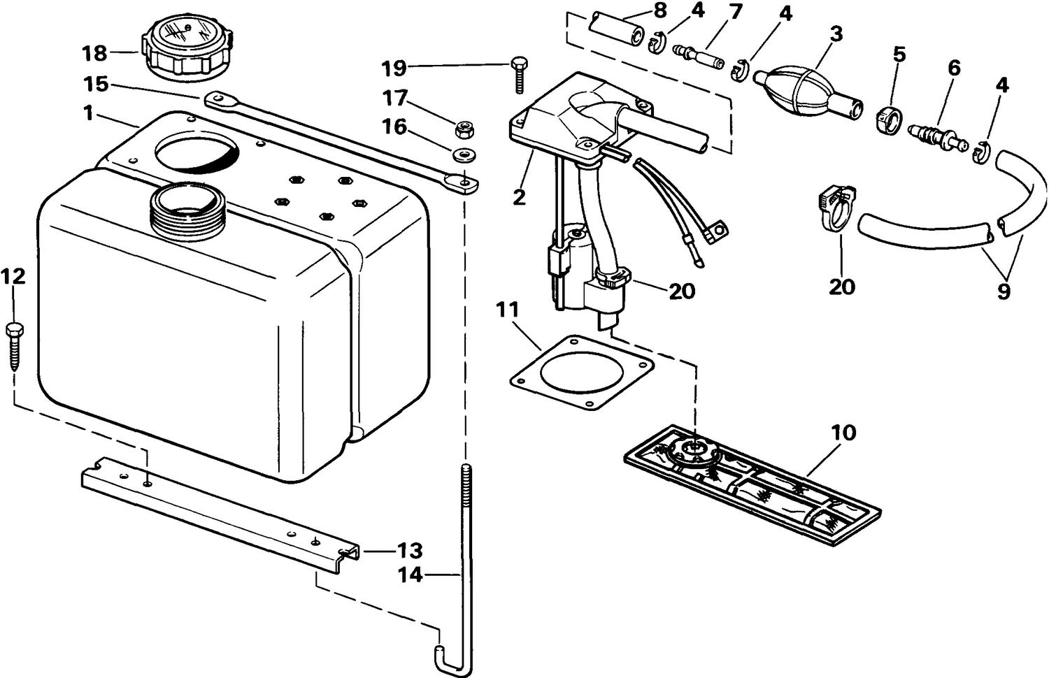 VRO OIL TANK KIT-1.8 GALLON