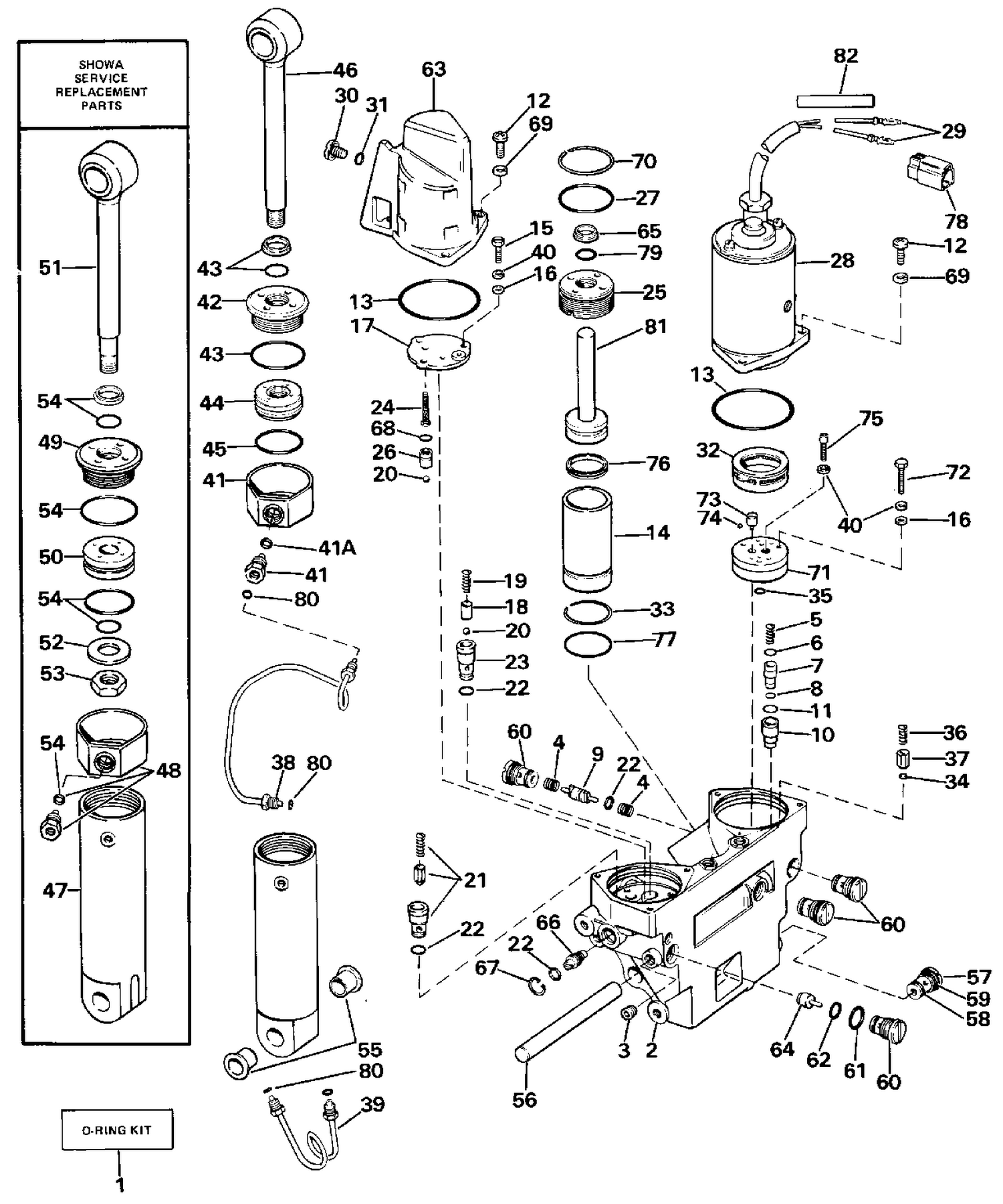 POWER TRIM/TILT HYDRAULIC ASSEMBLY