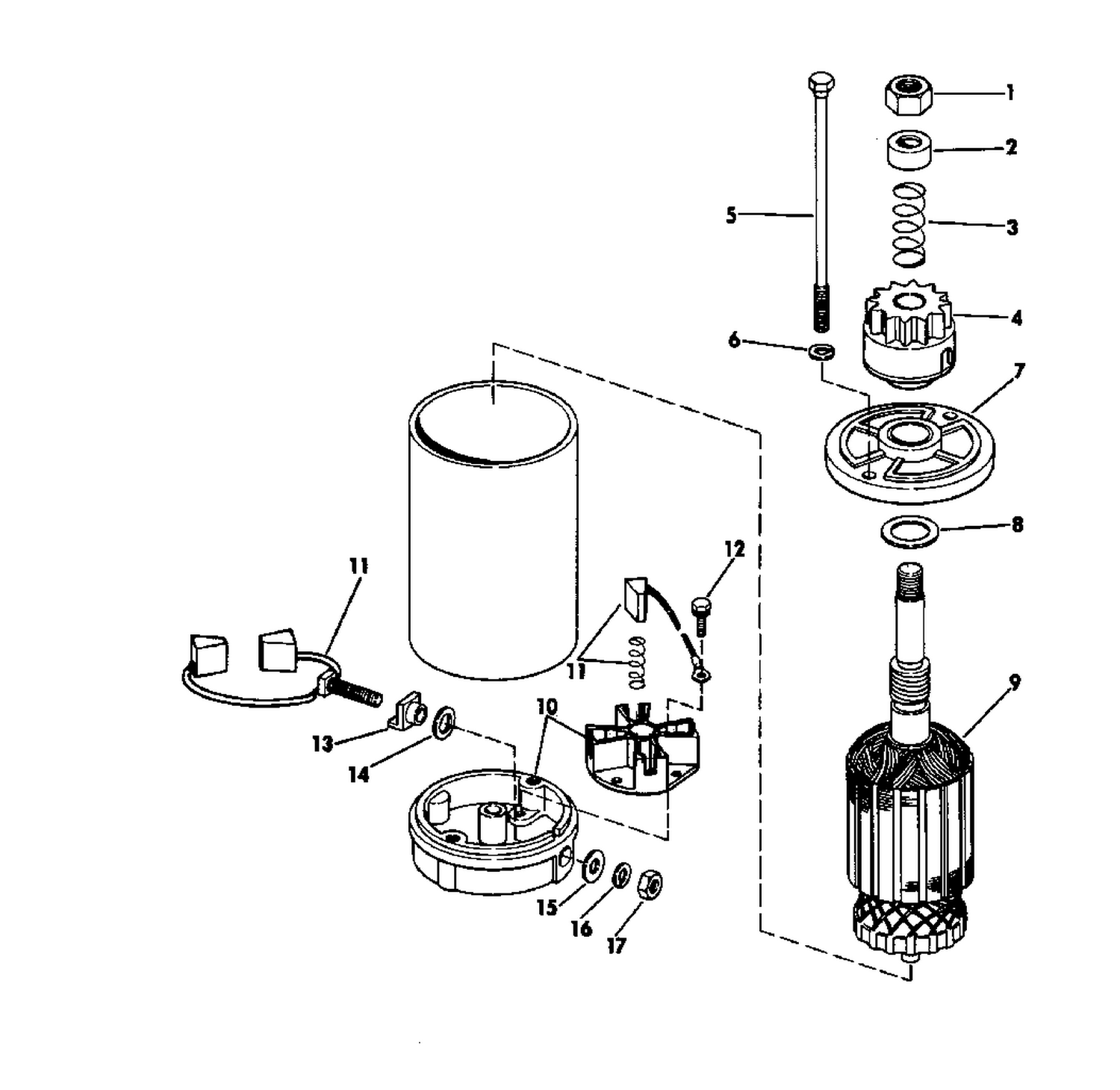 ELECTRIC STARTER AMERICAN BOSCH 10629-23-M030SM