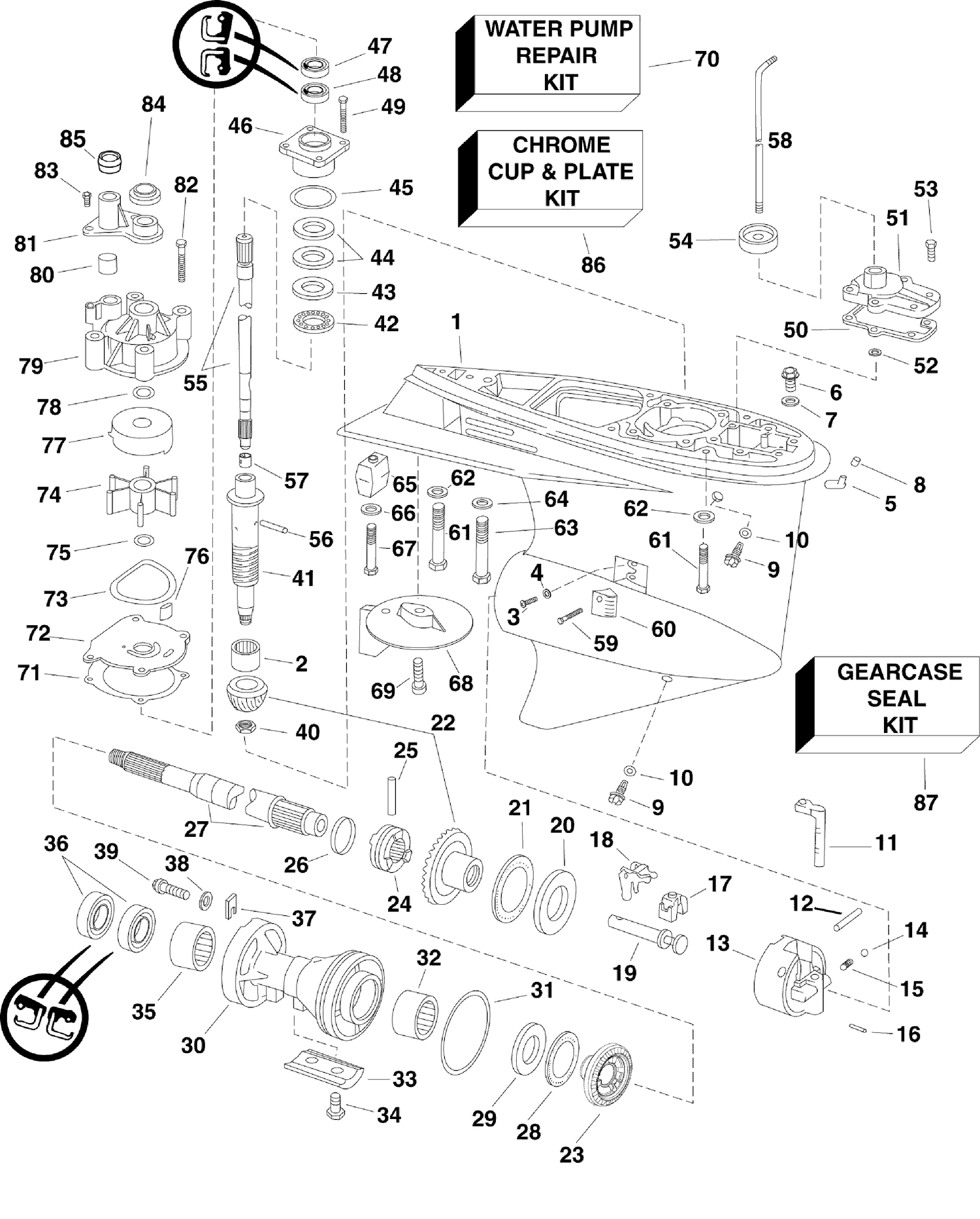 GEARCASE - PL, SL MODELS