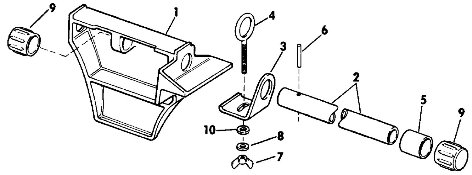 CANOE MOTOR BRACKET KIT