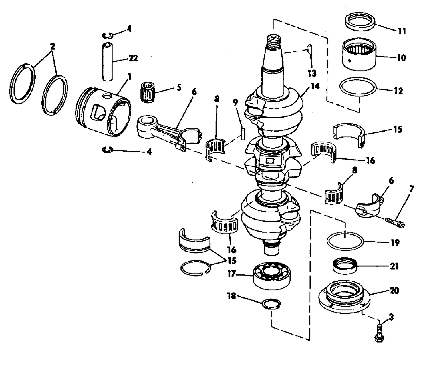 CRANKSHAFT & PISTON