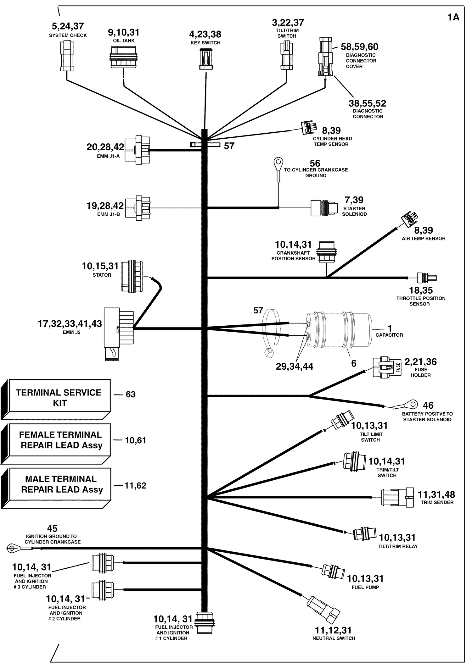 ENGINE ELECTRICAL HARNESS