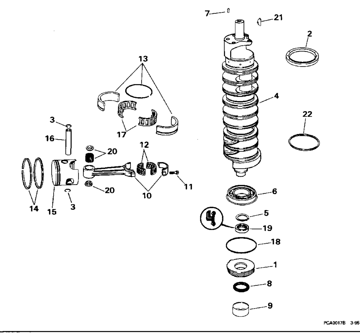 CRANKSHAFT & PISTONS