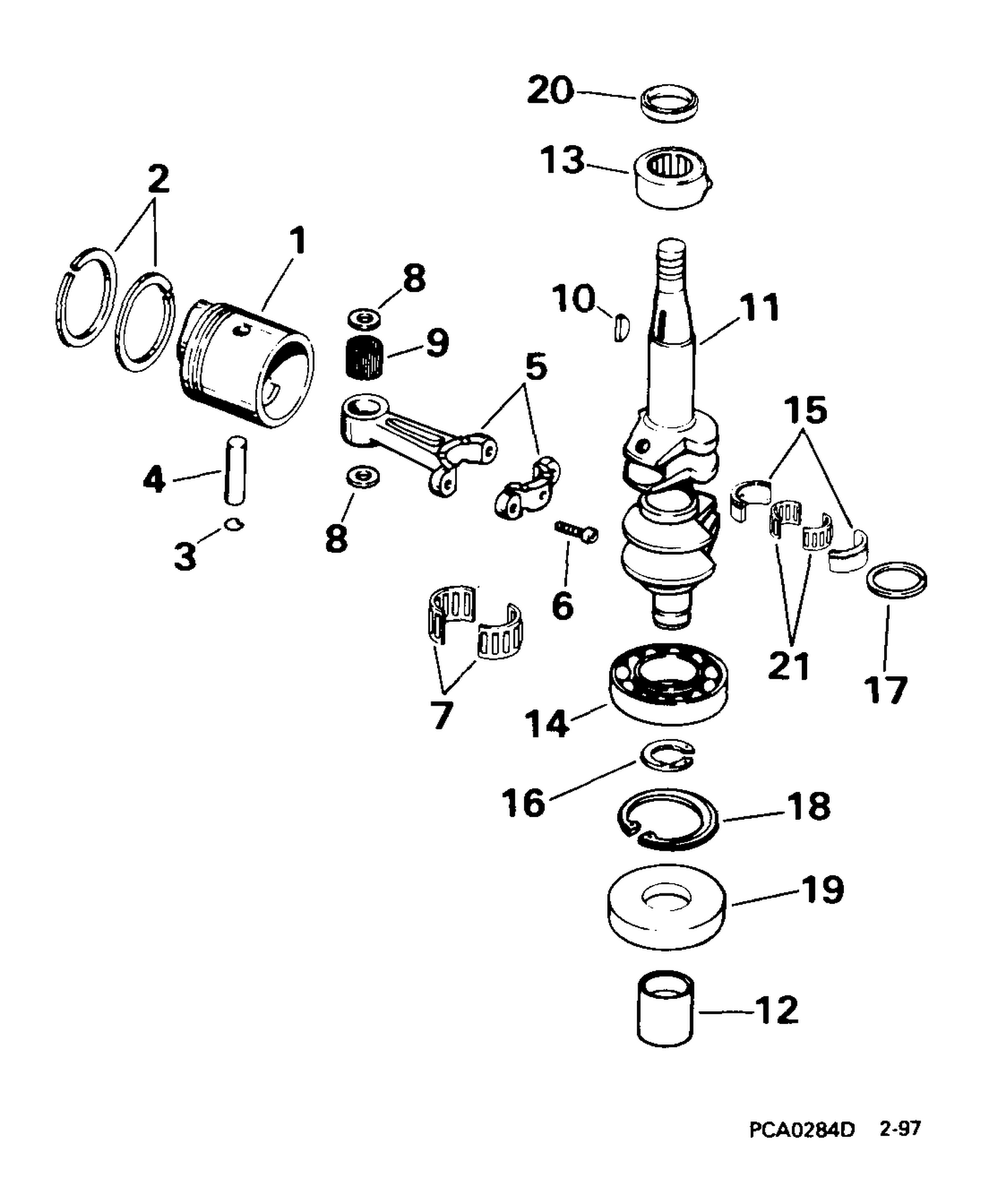 CRANKSHAFT & PISTON