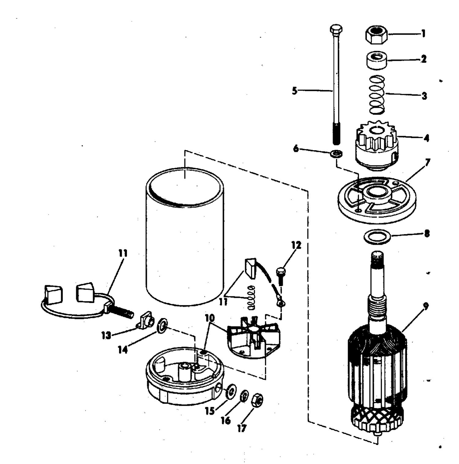 ELECTRIC STARTER AMERICAN BOSCH 10629-23-M030SM