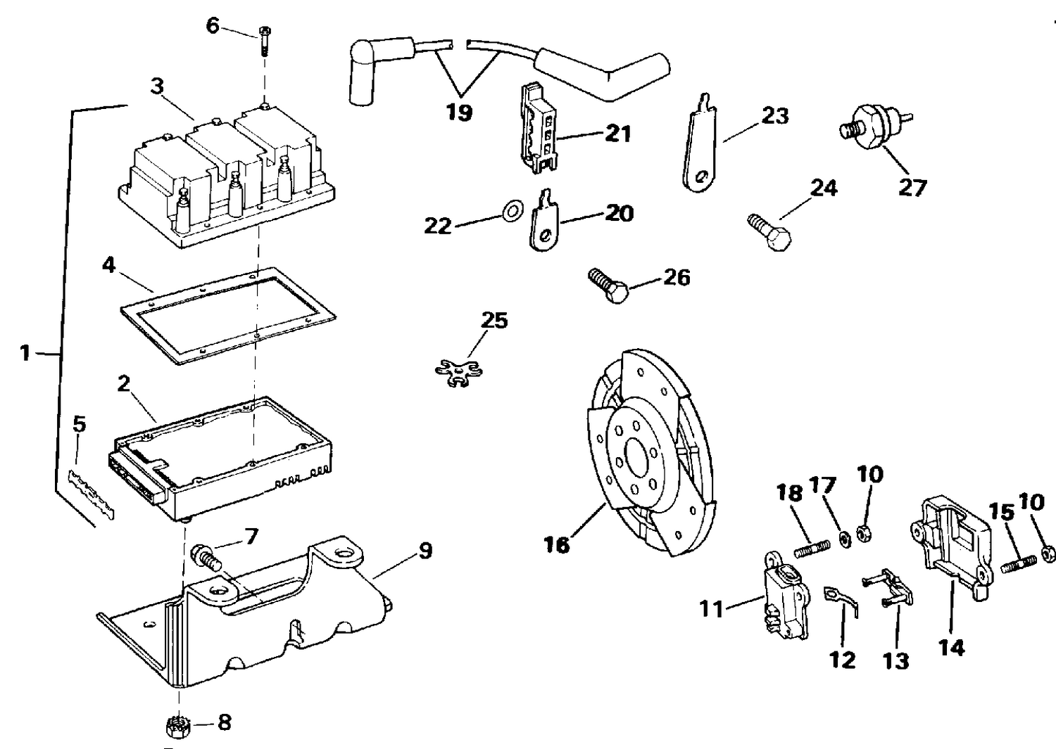 IGNITION (4.3 LITRE H.O. 4V MODELS ONLY)