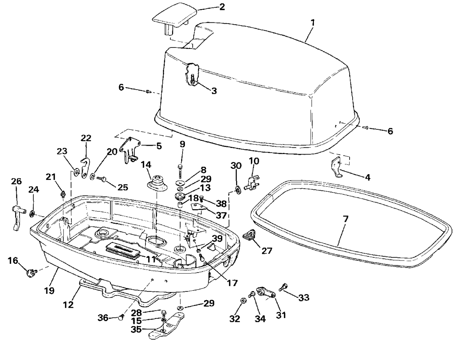 ENGINE COVER - JOHNSON