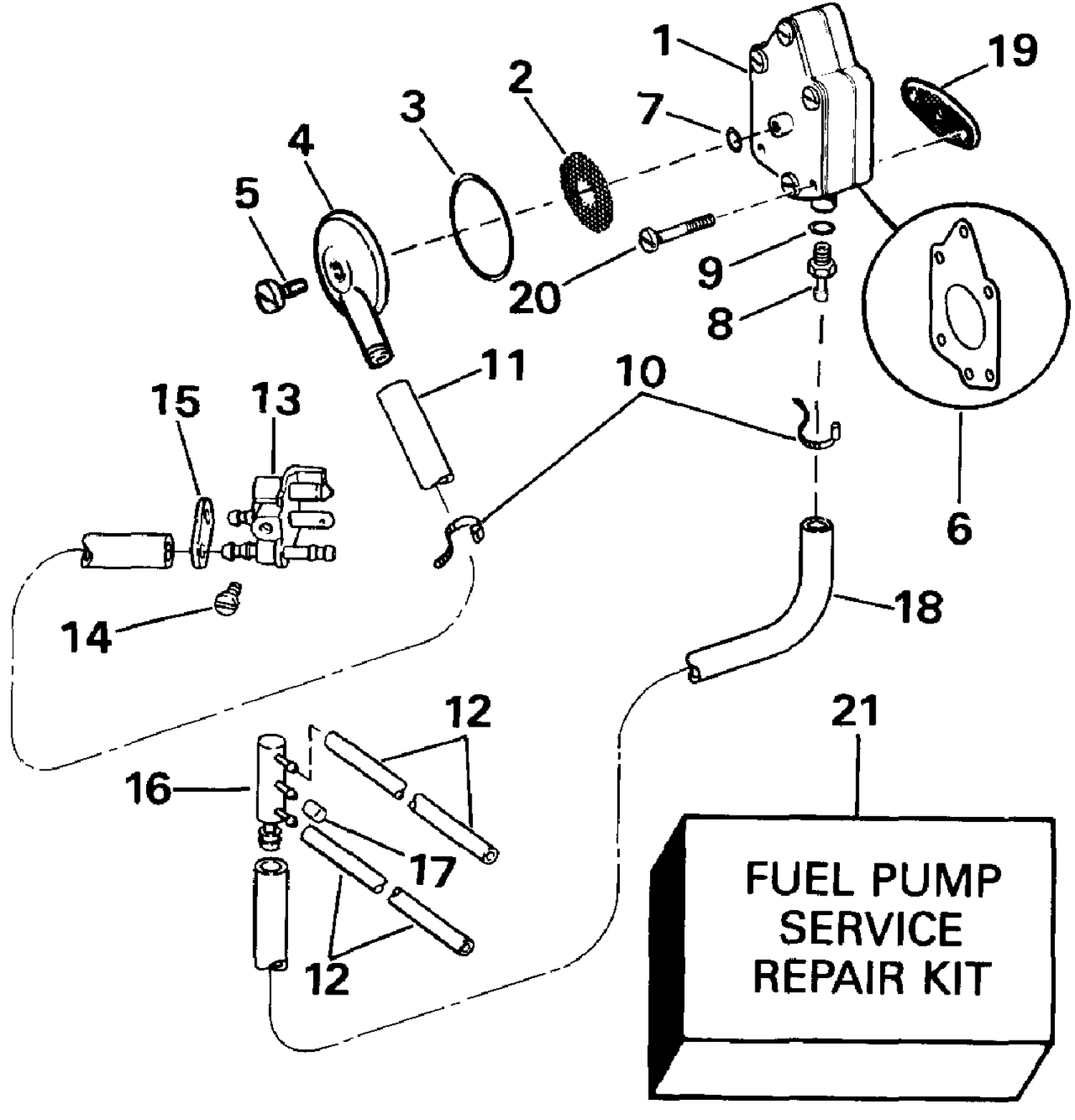 FUEL PUMP AND FILTER