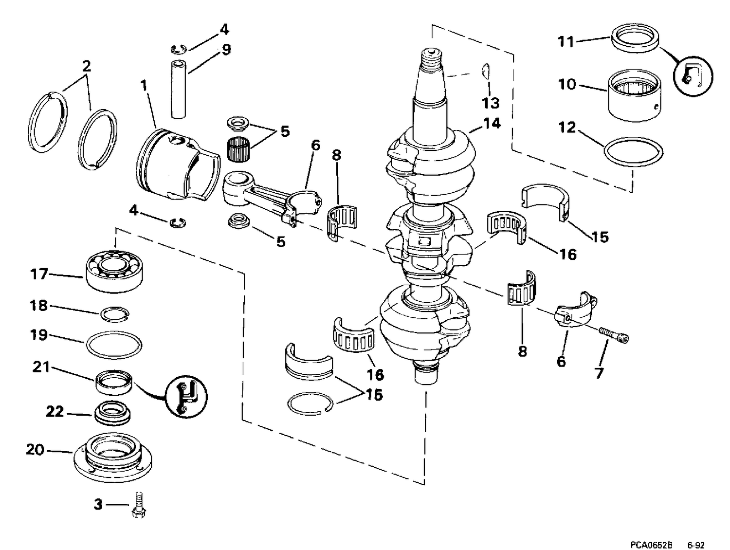 CRANKSHAFT & PISTON