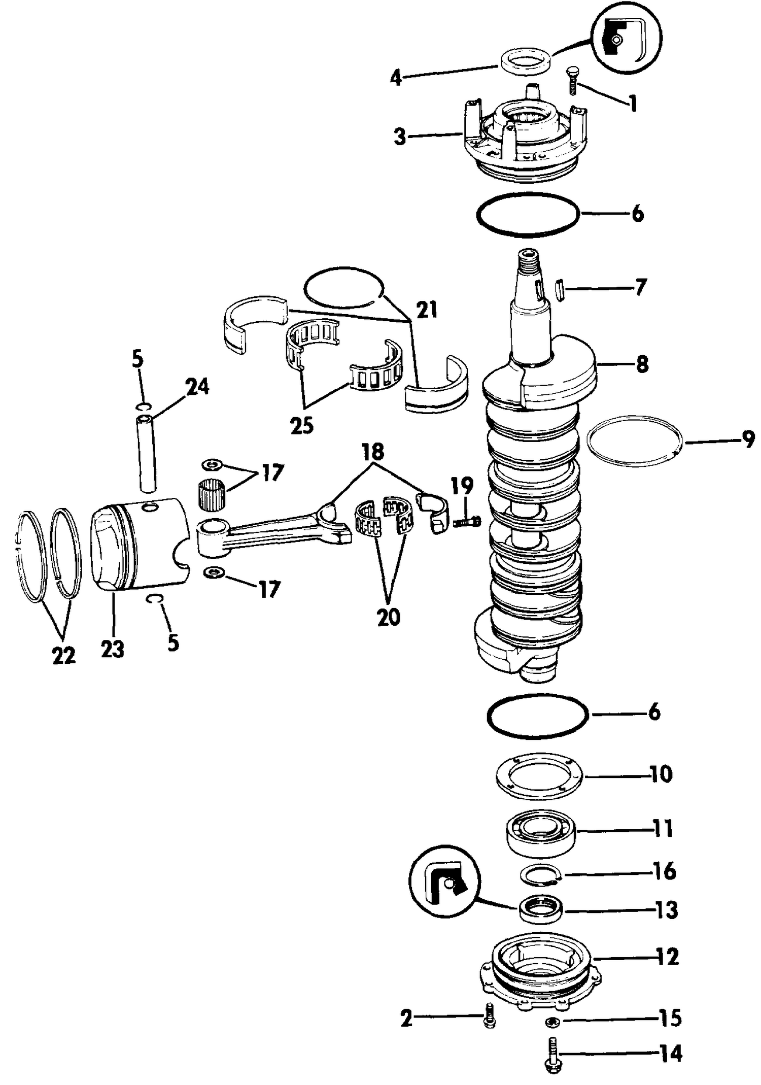 CRANKSHAFT & PISTON