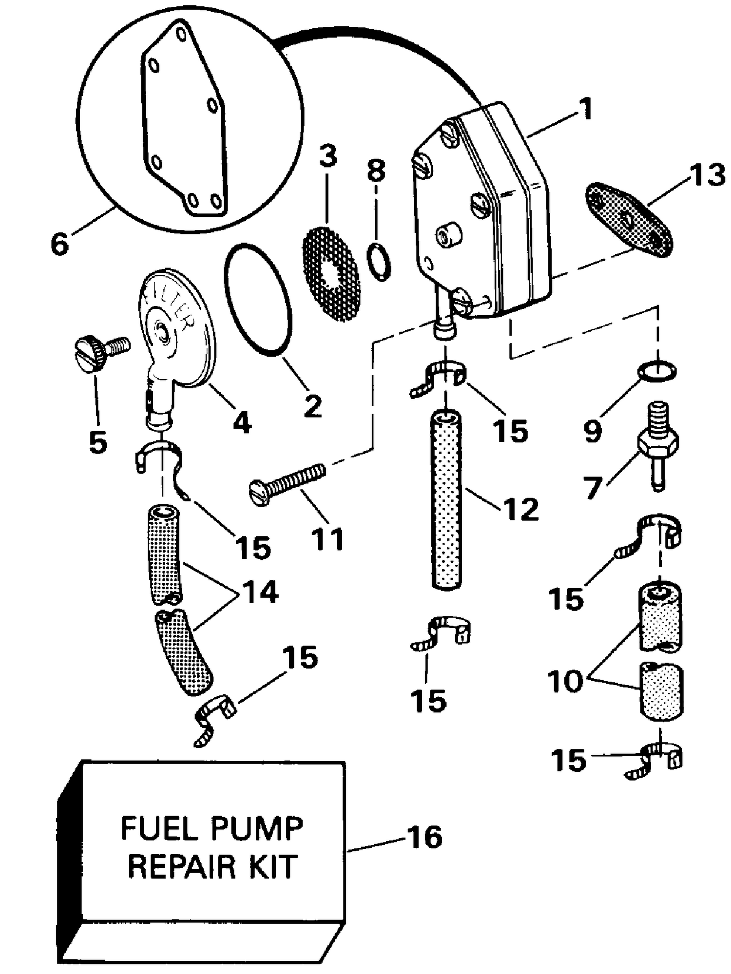 FUEL PUMP - LATE PRODUCTION