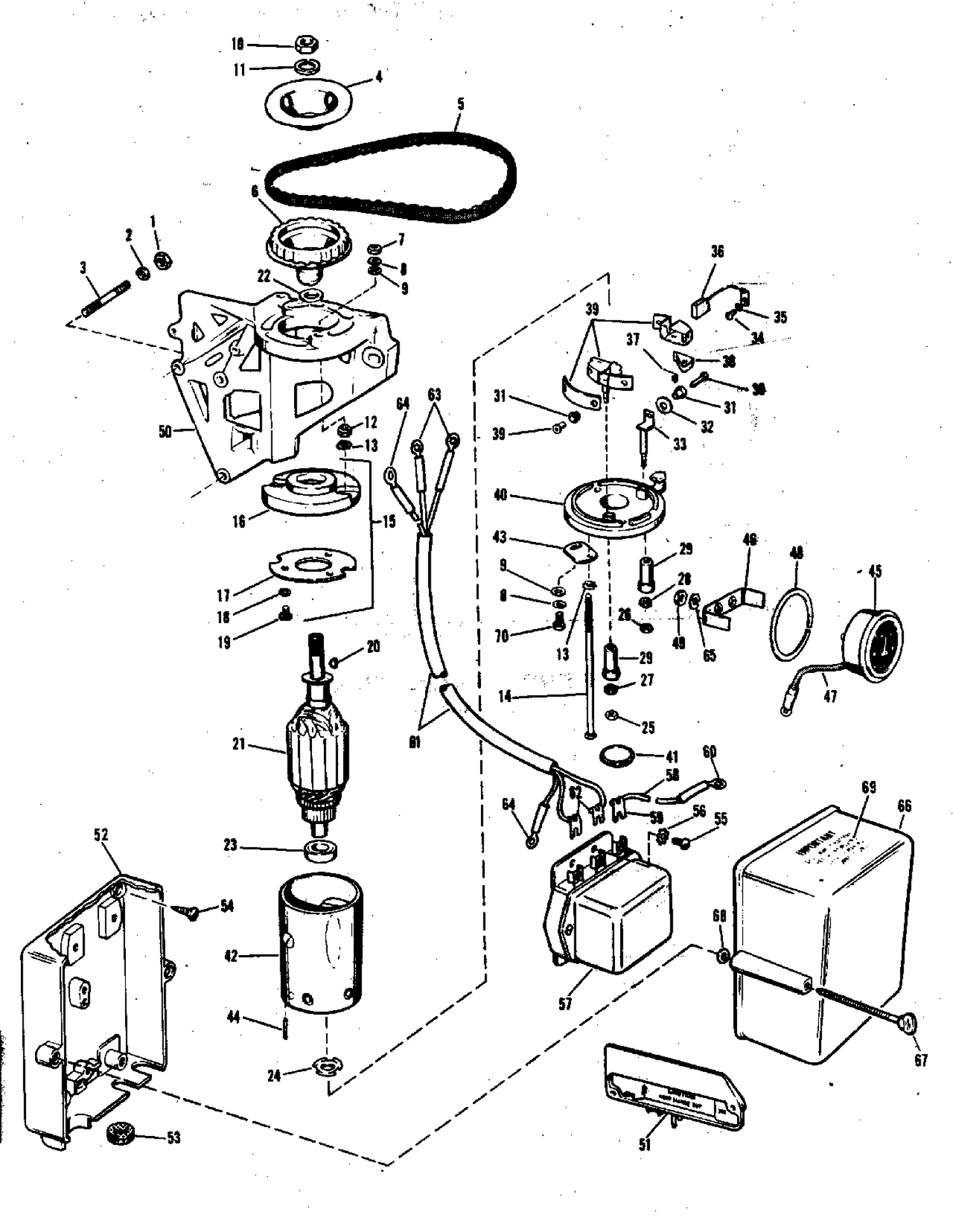GENERATOR KIT ELECTRIC START 40 HP MODELS