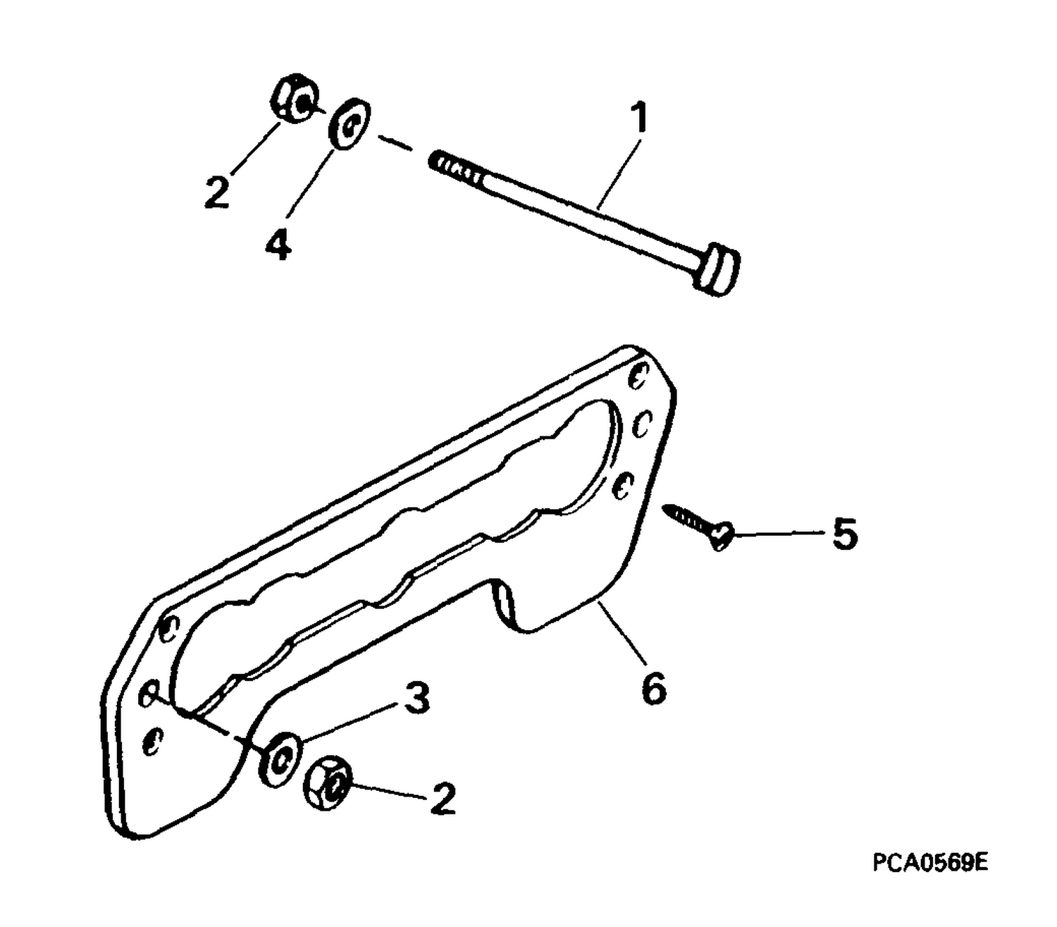 TRANSOM MOUNT KIT -- 40 ROPE
