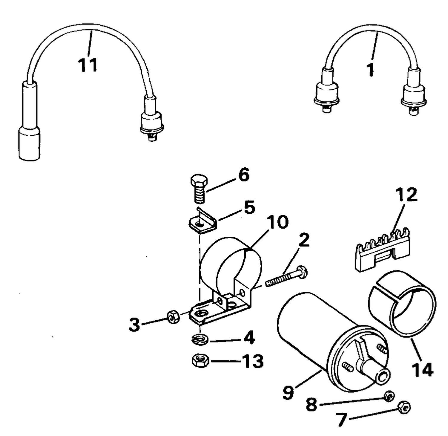 IGNITION COIL AND LEADS