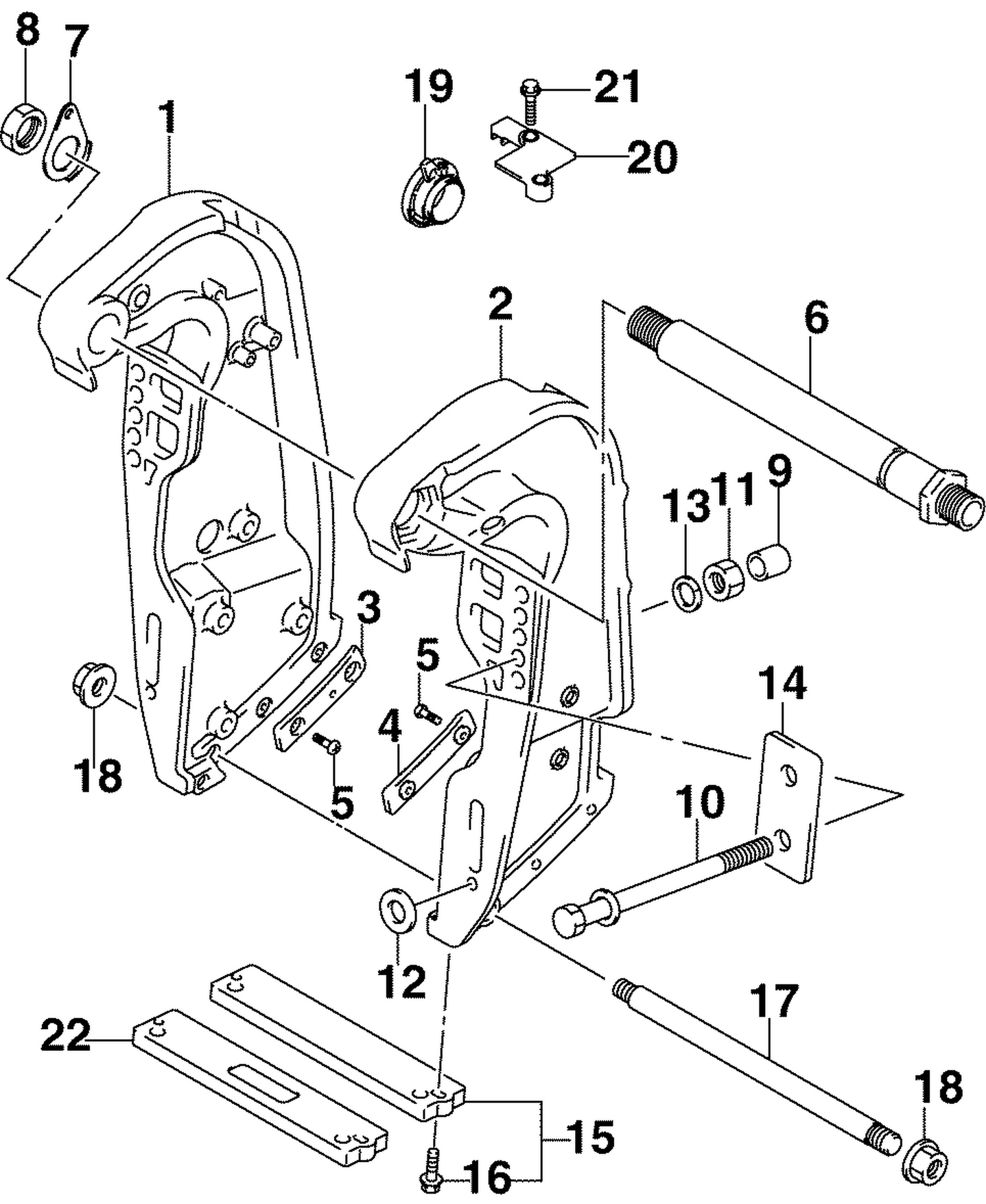 STERN BRACKET