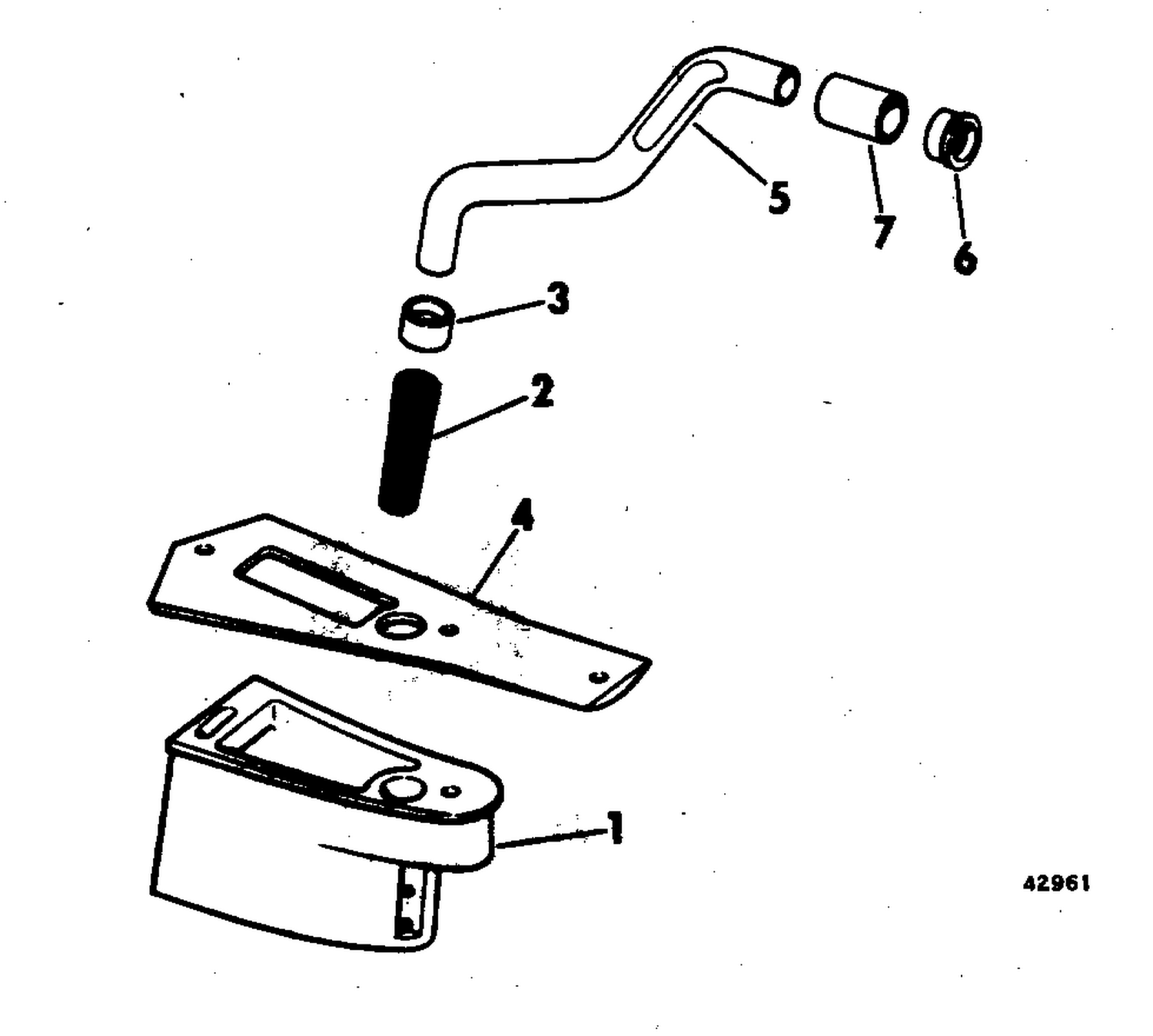 RUDDER KIT - STERN DRIVE