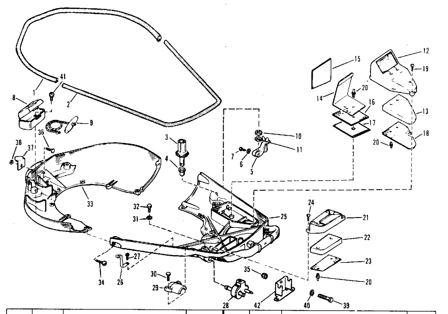 LOWER MOTOR COVER GROUP ELECTRIC SHIFT