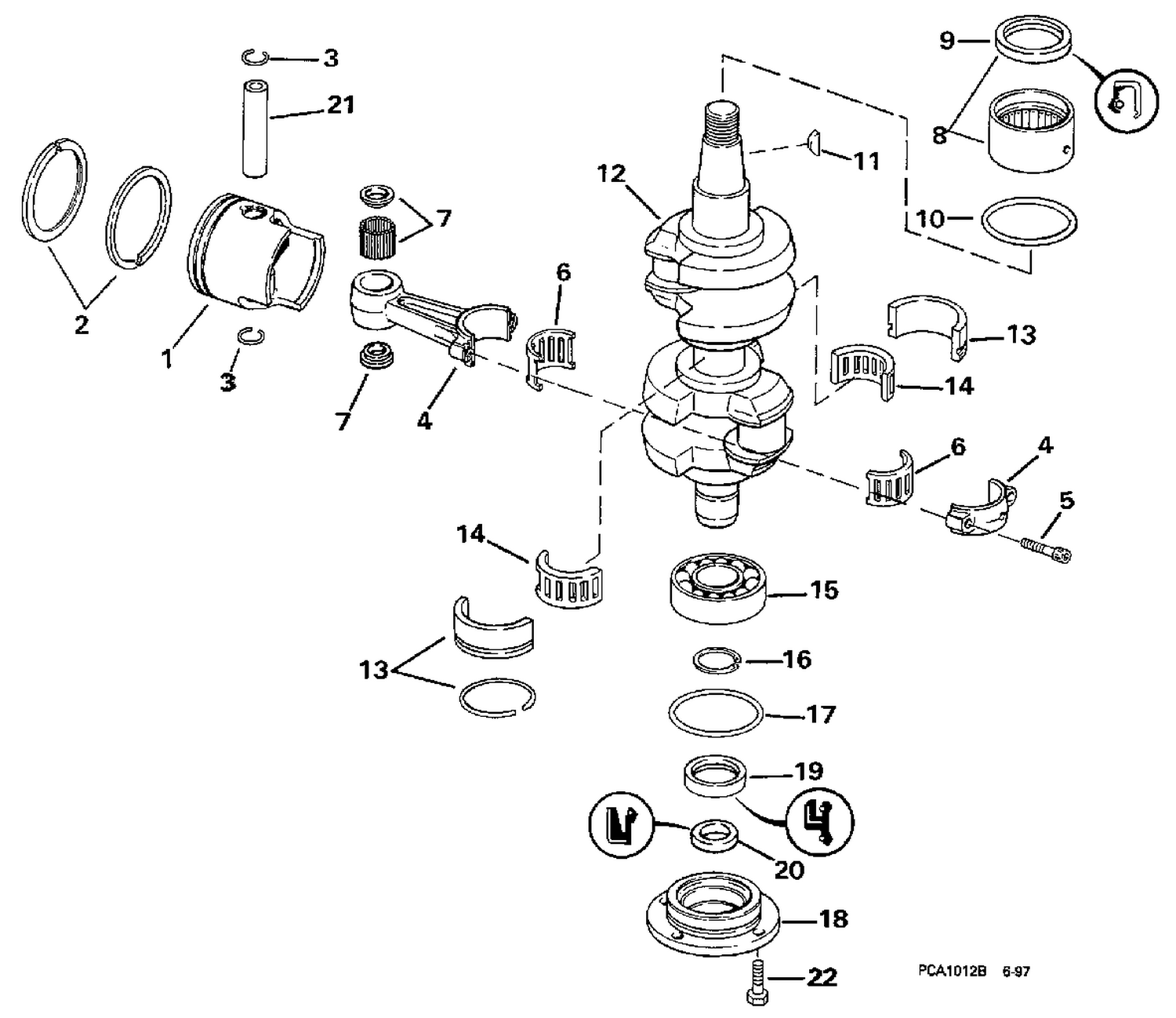 CRANKSHAFT & PISTON