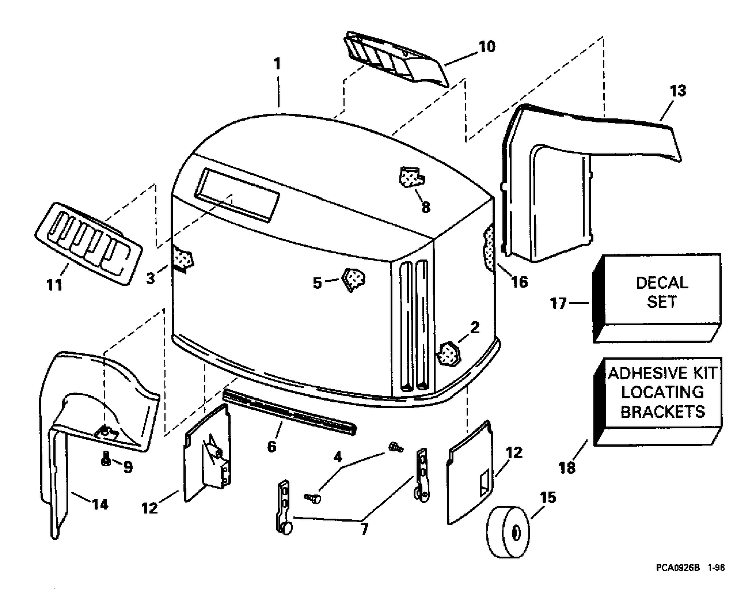 ENGINE COVER - JOHNSON
