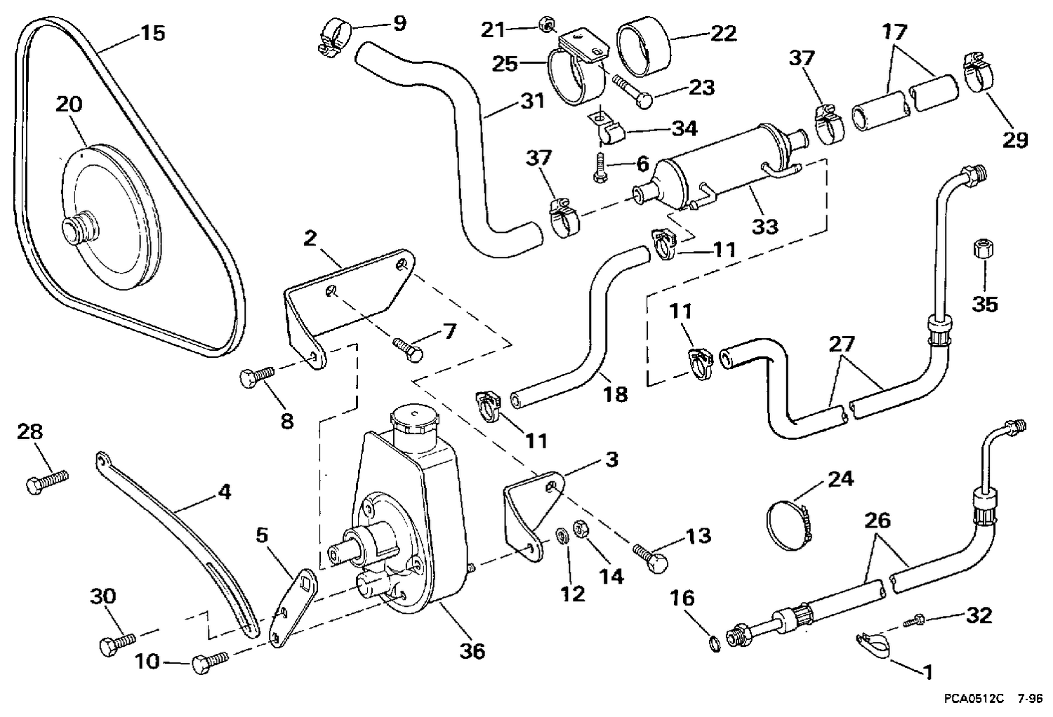 POWER STEERING PUMP