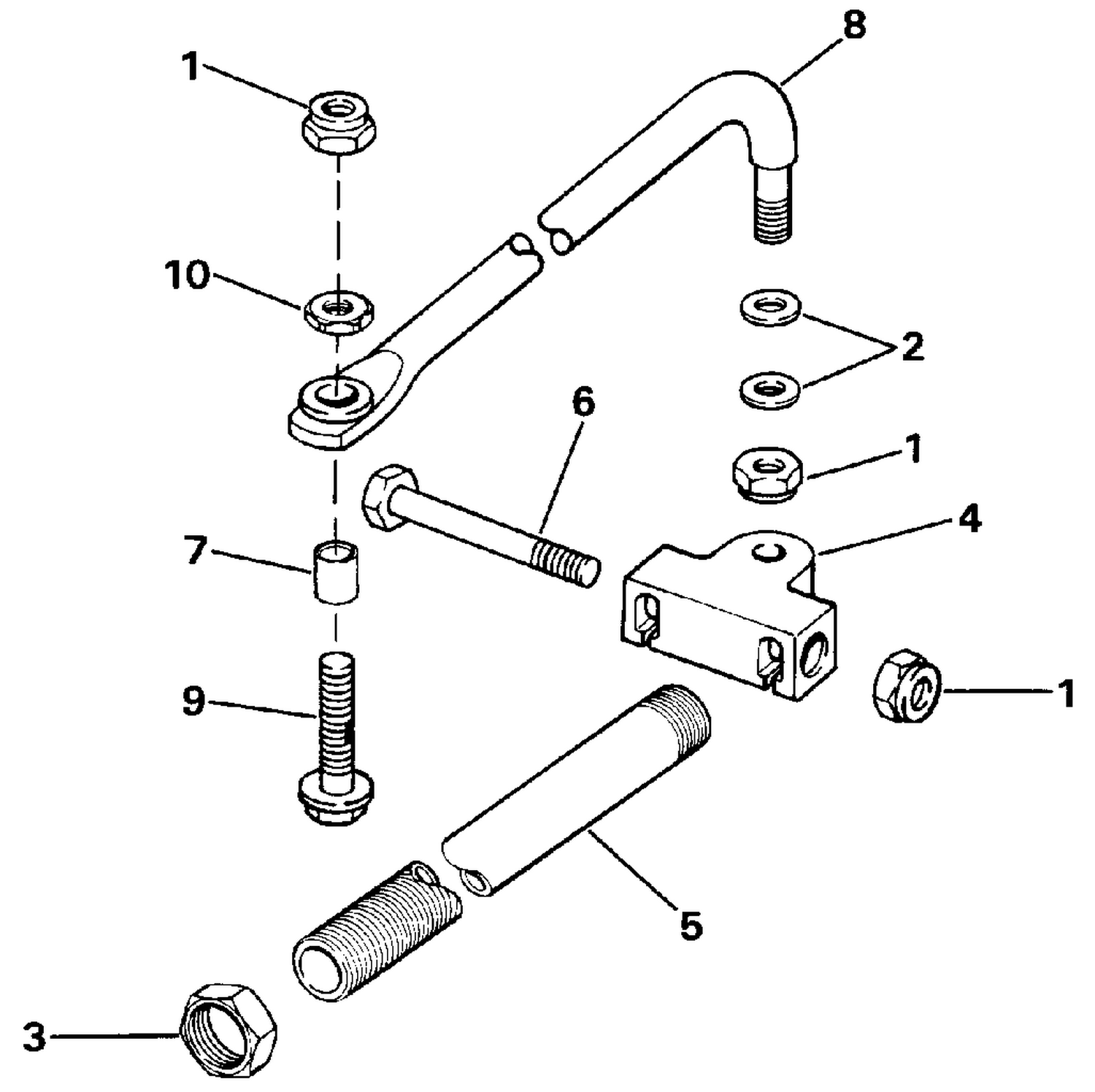 DUAL CABLE STEERING CONNECTOR KIT-PARALLEL ENTRY