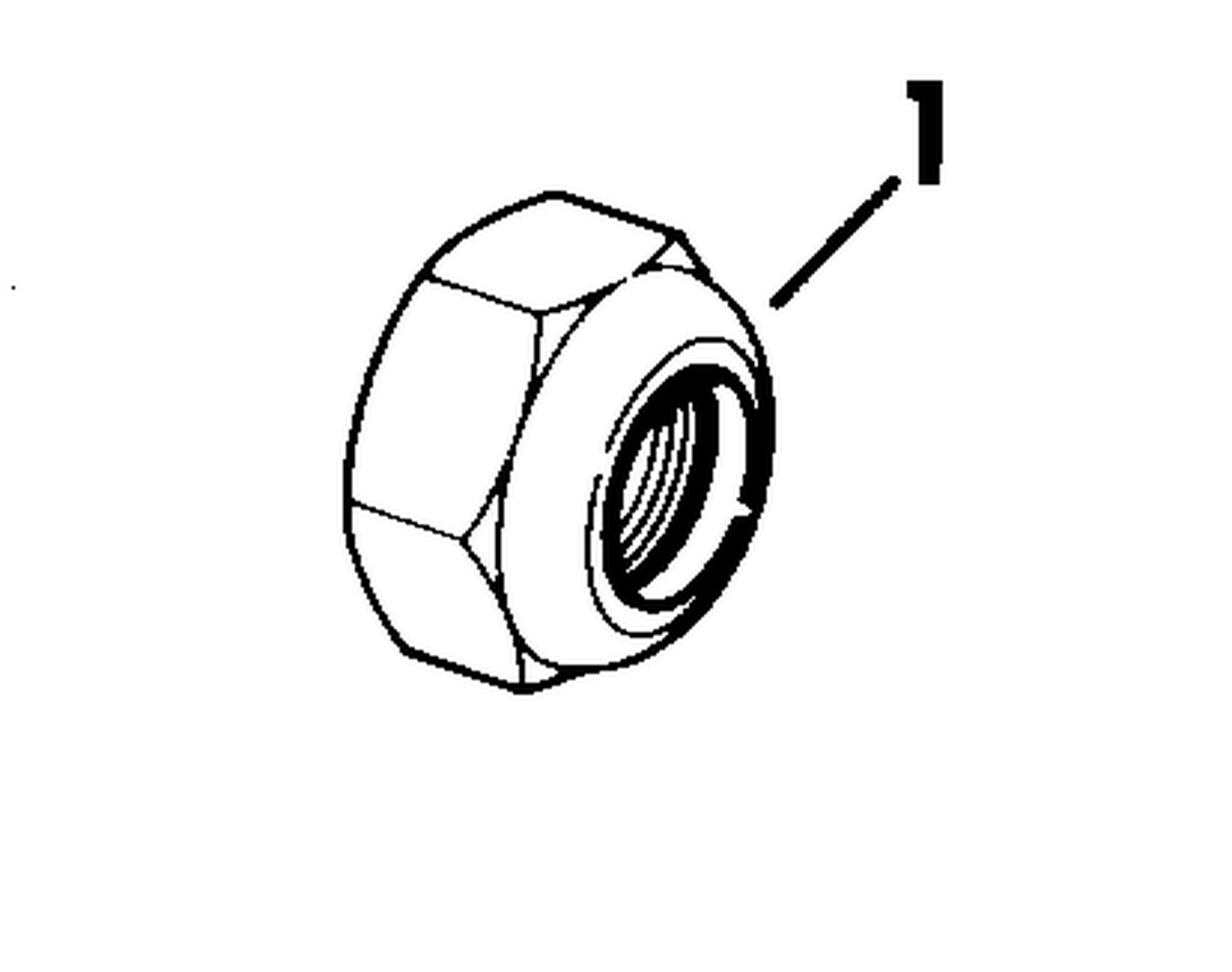 SEAL NUT - TILT TUBE