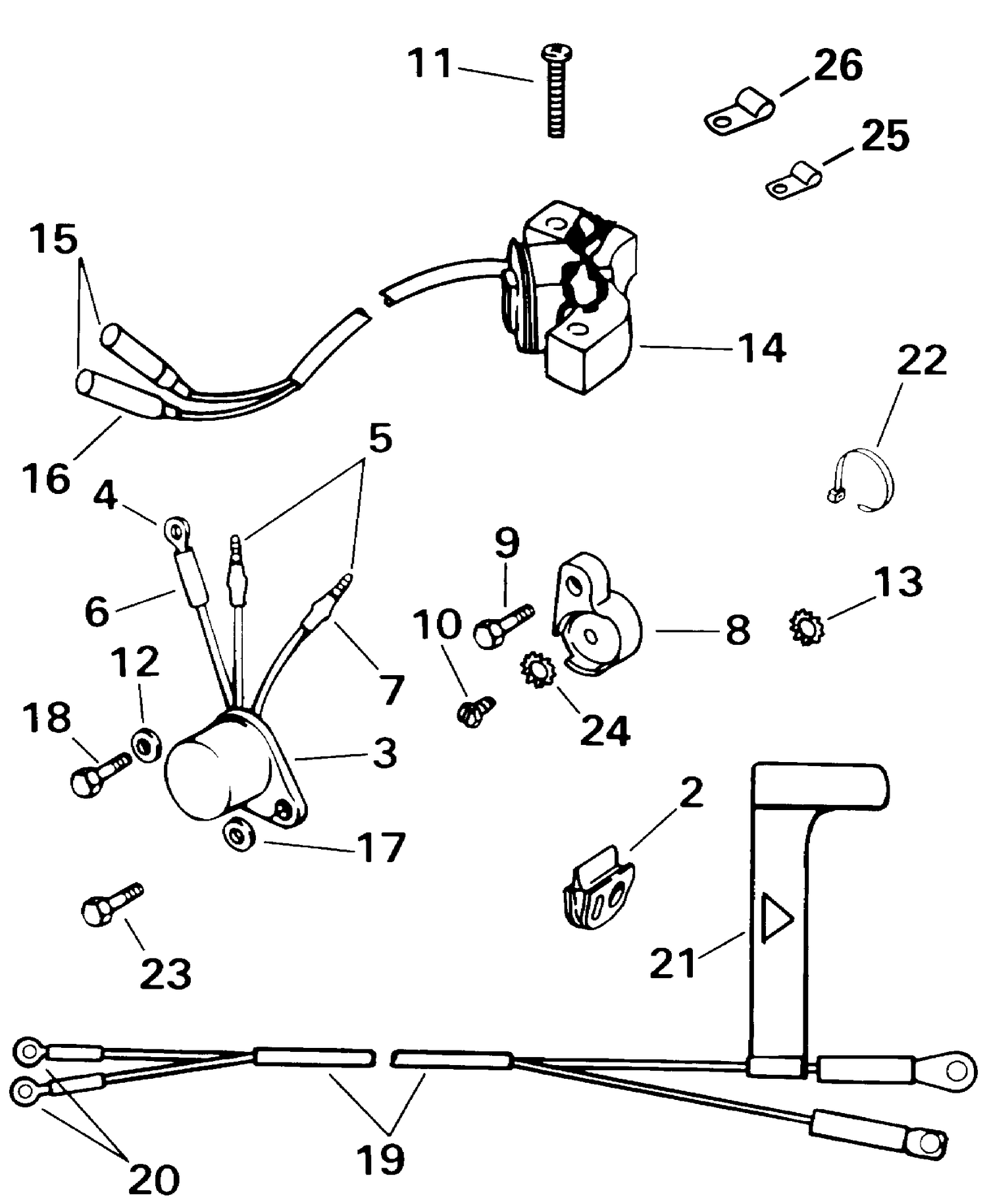 BATTERY CHARGE KIT - 5, 6, 8 (211CC 4-STROKE)