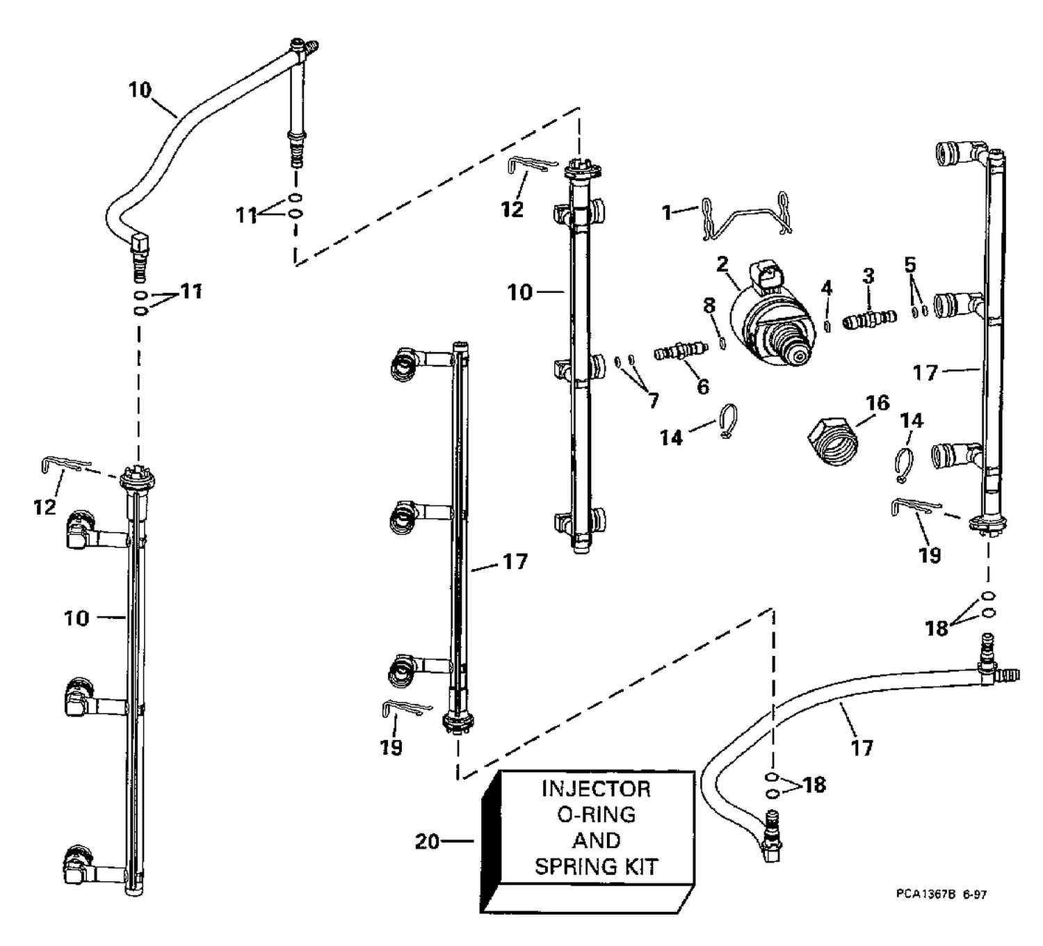 INJECTOR & FUEL MANIFOLDS