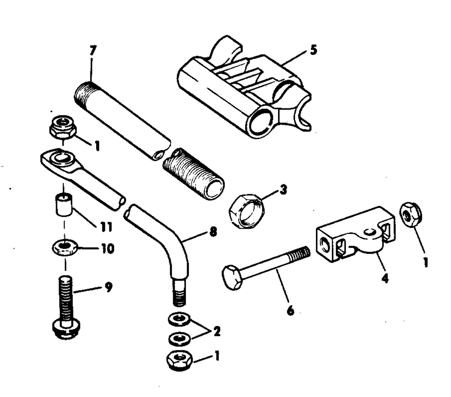DUAL CABLE STEERING CONNECTOR KIT-PARALLEL ENTRY