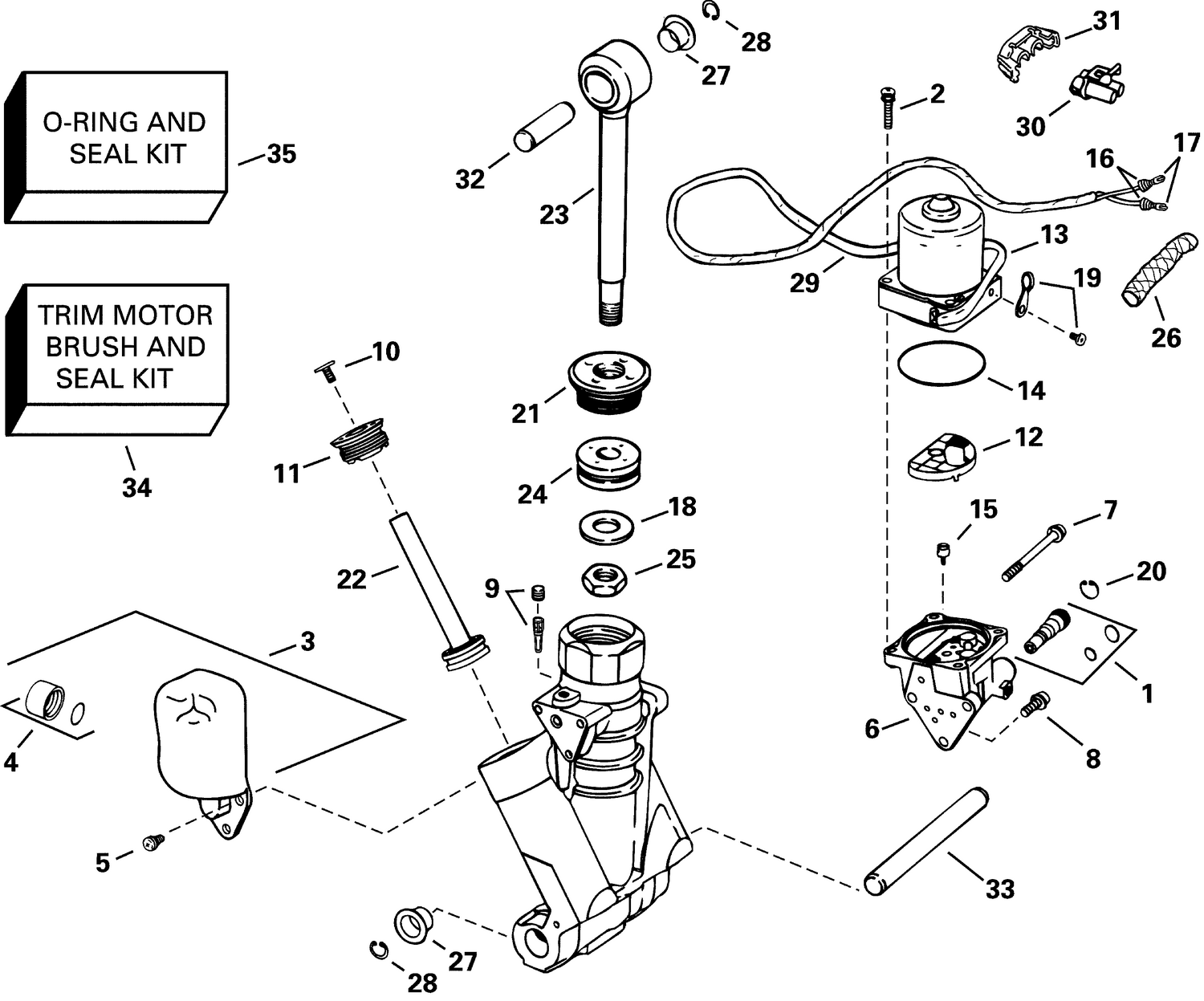 POWER TRIM/TILT HYDRAULIC ASSEMBLY