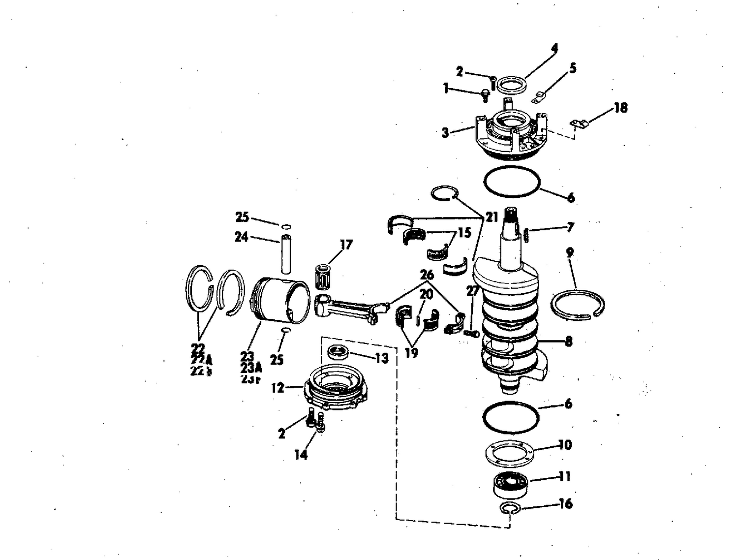 CRANKSHAFT & PISTON