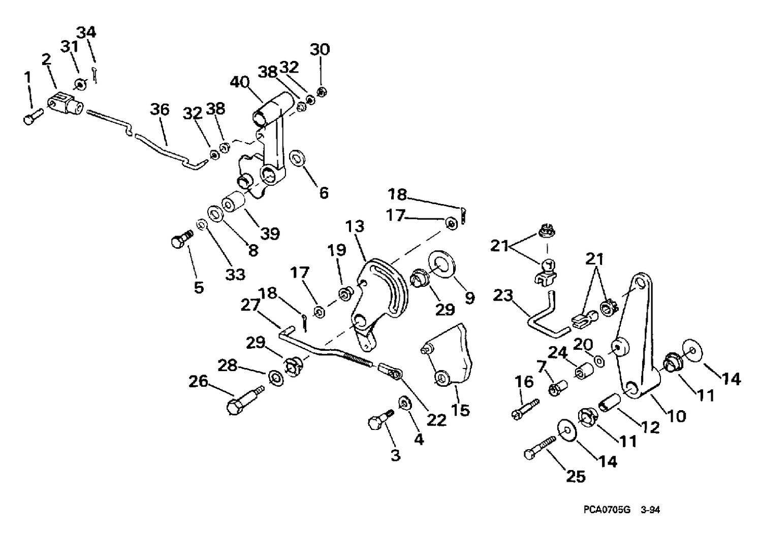 SHIFT & THROTTLE LINKAGE