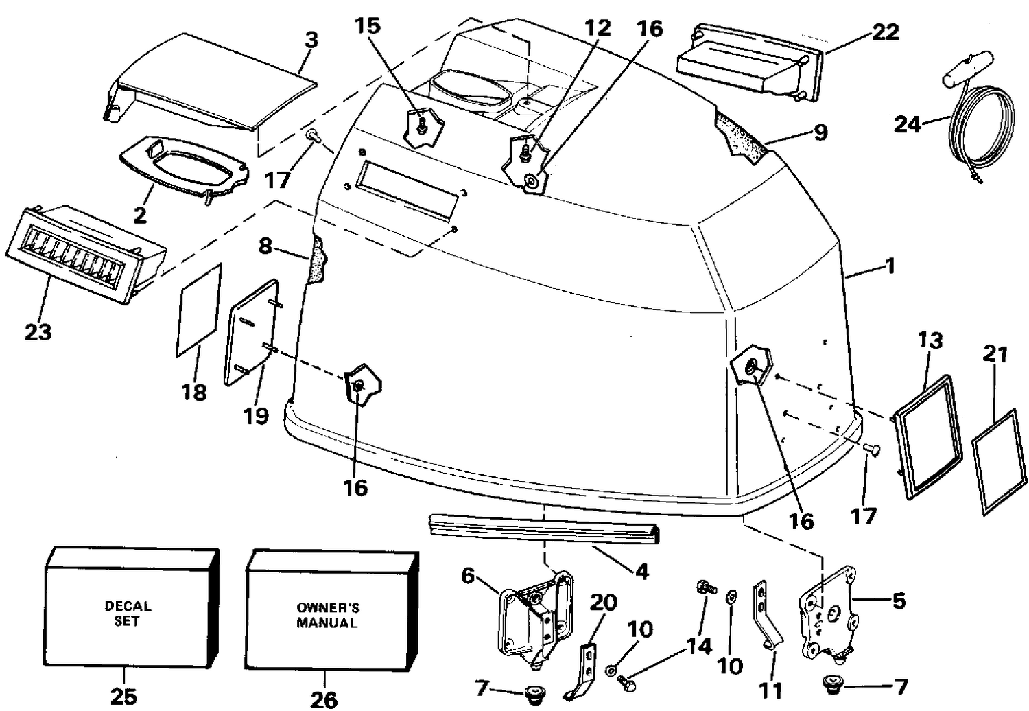 ENGINE COVER - JOHNSON