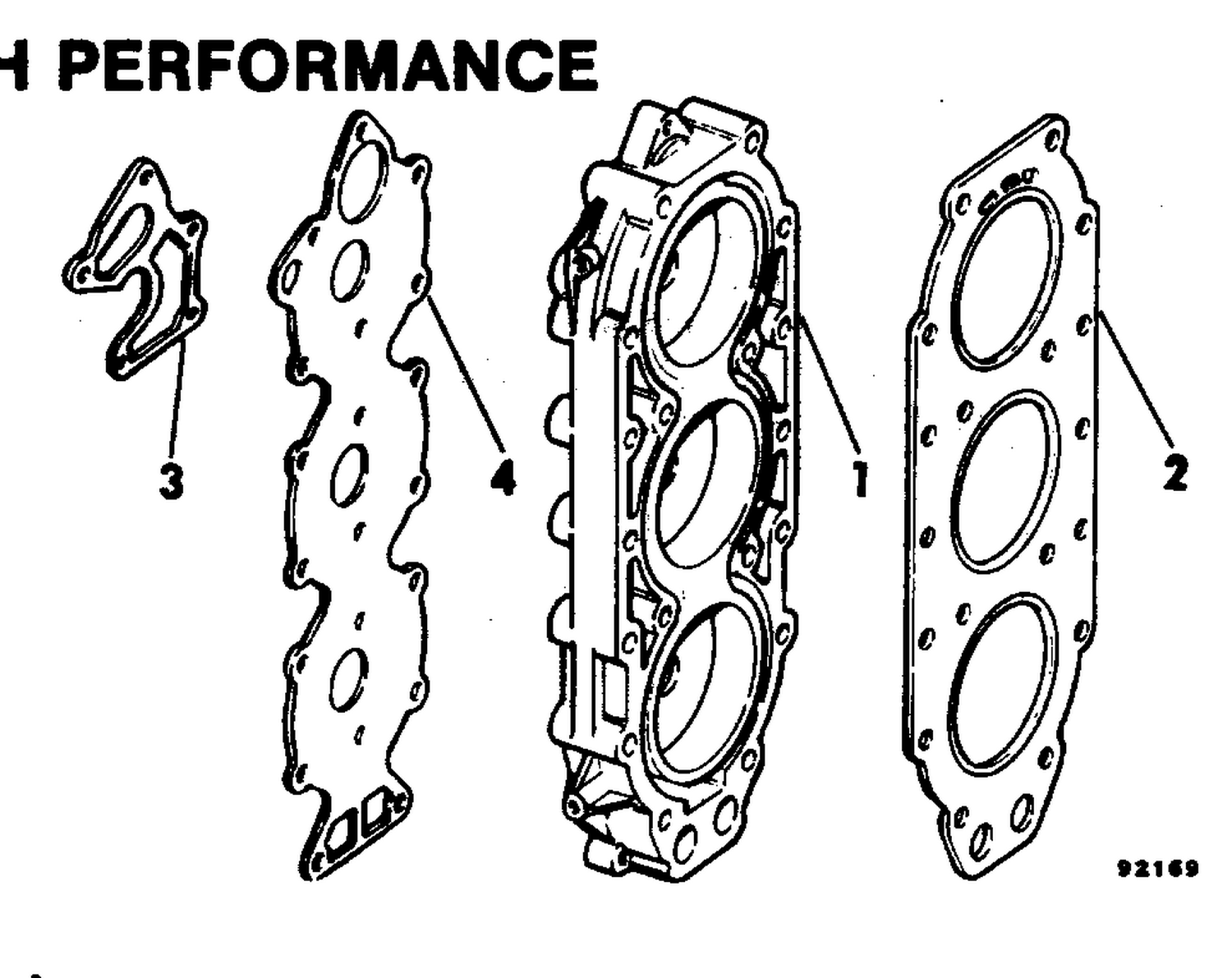 CYLINDER HEAD KIT-HIGH PERFORMANCE 75