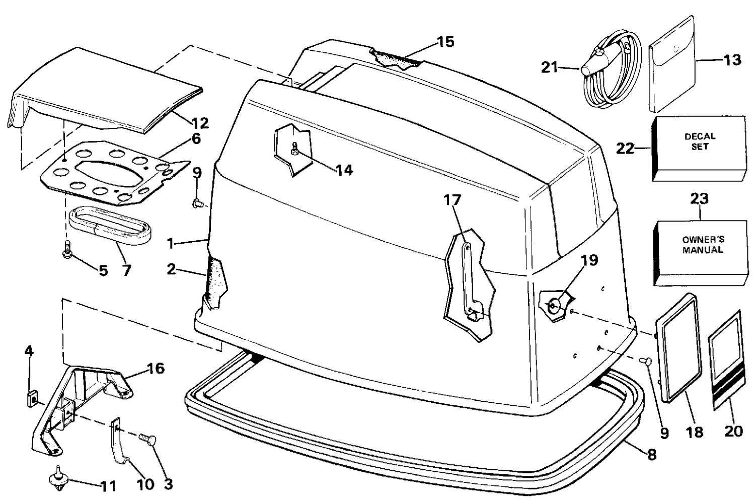 ENGINE COVER - EVINRUDE