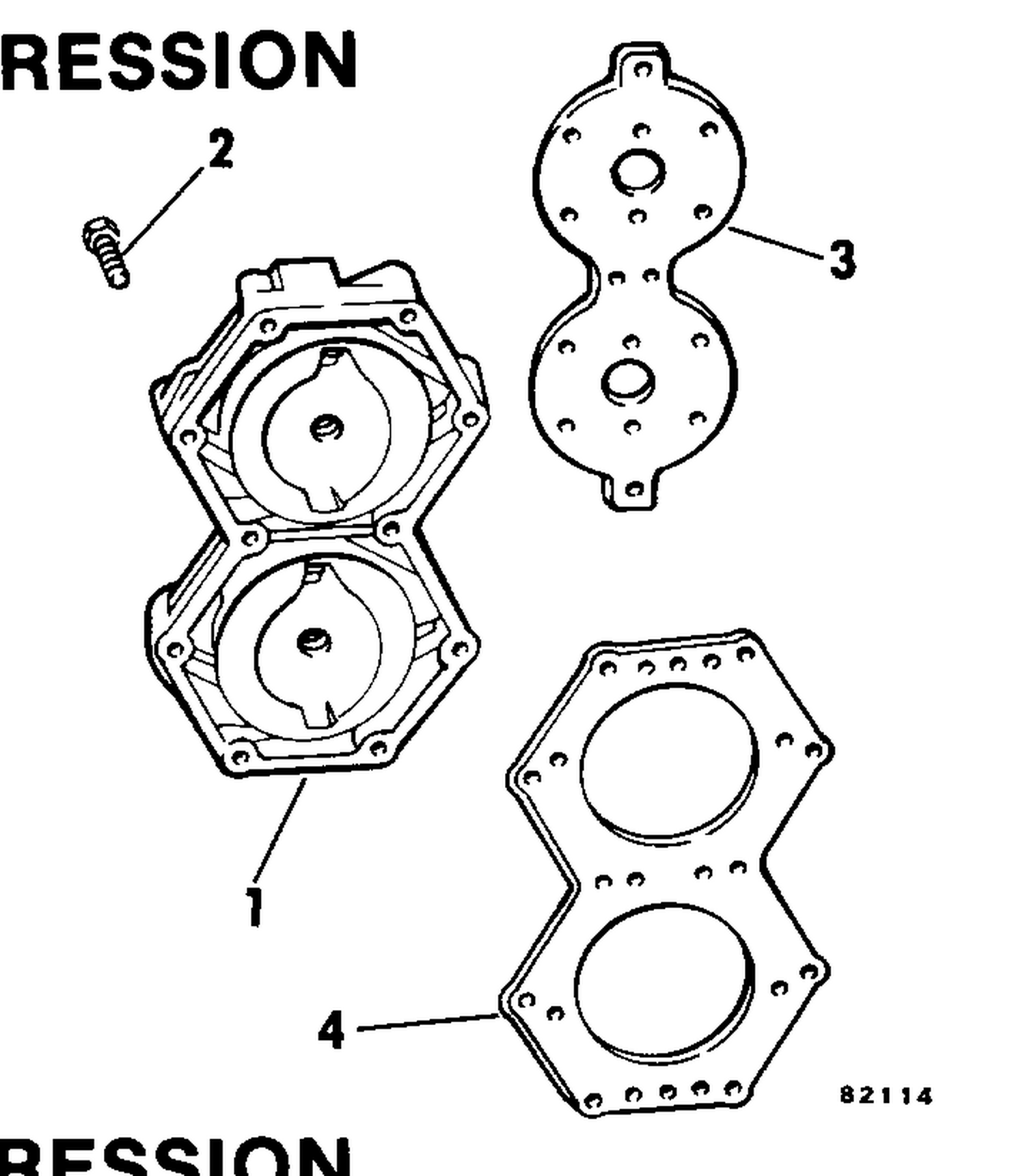 CYLINDER HEAD KIT - LOW COMPRESSION 85 - 100 - 115 - 140