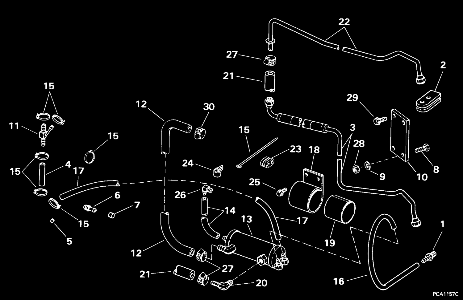 STEERING HOSE KIT