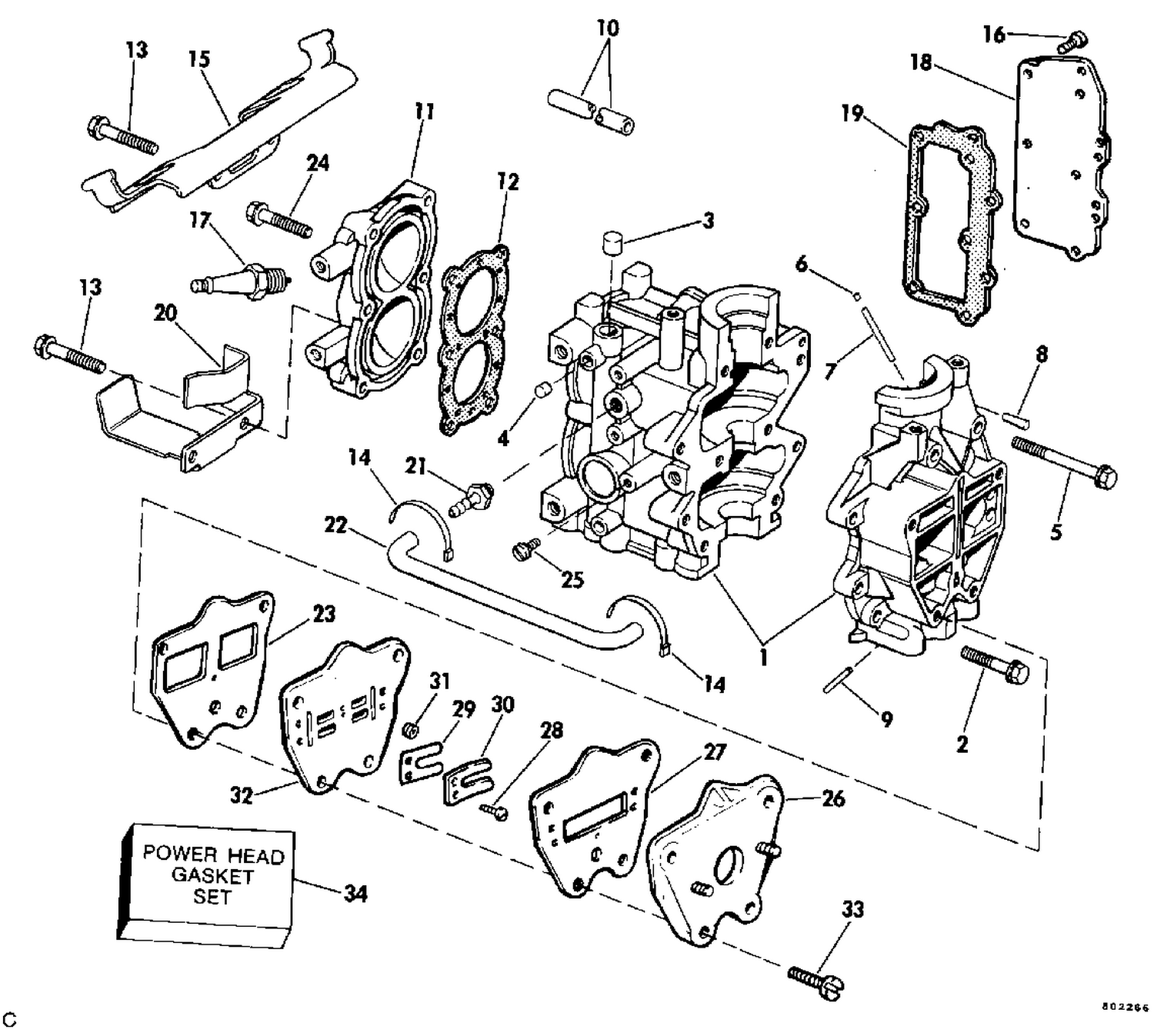 CYLINDER & CRANKCASE-4.5 & INTAKE MANIFOLD