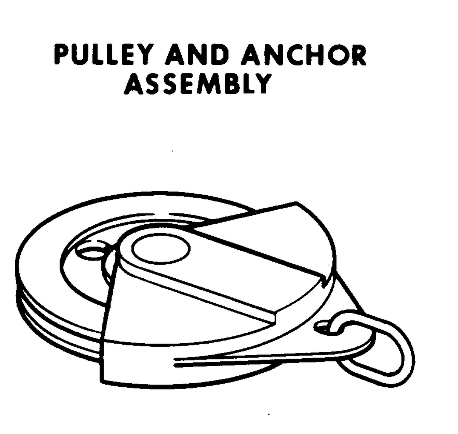 PULLEY AND ANCHOR KIT - PART NO. 487017